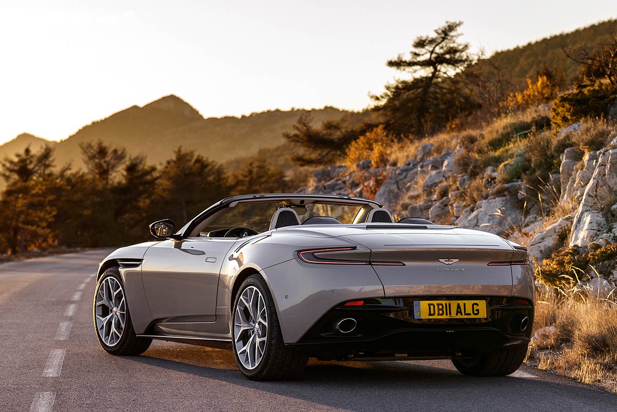 Aston Martin Db11 Volante 2018 Side View Wallpapers