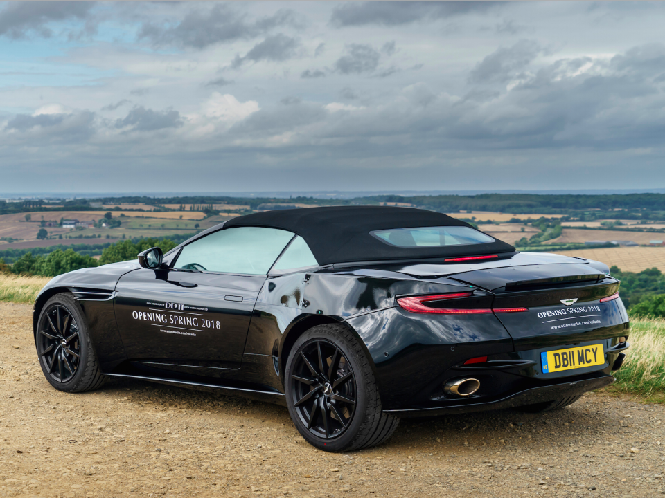 Aston Martin Db11 Volante 2018 Side View Wallpapers