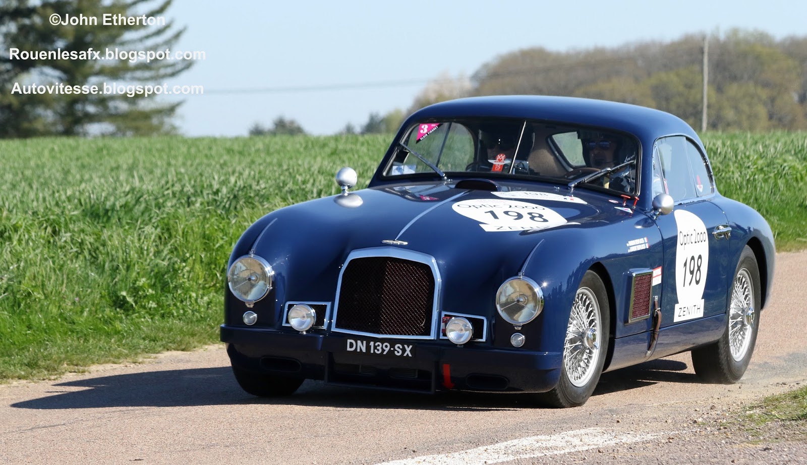 Aston Martin Db2 Blue Sport Car Wallpapers