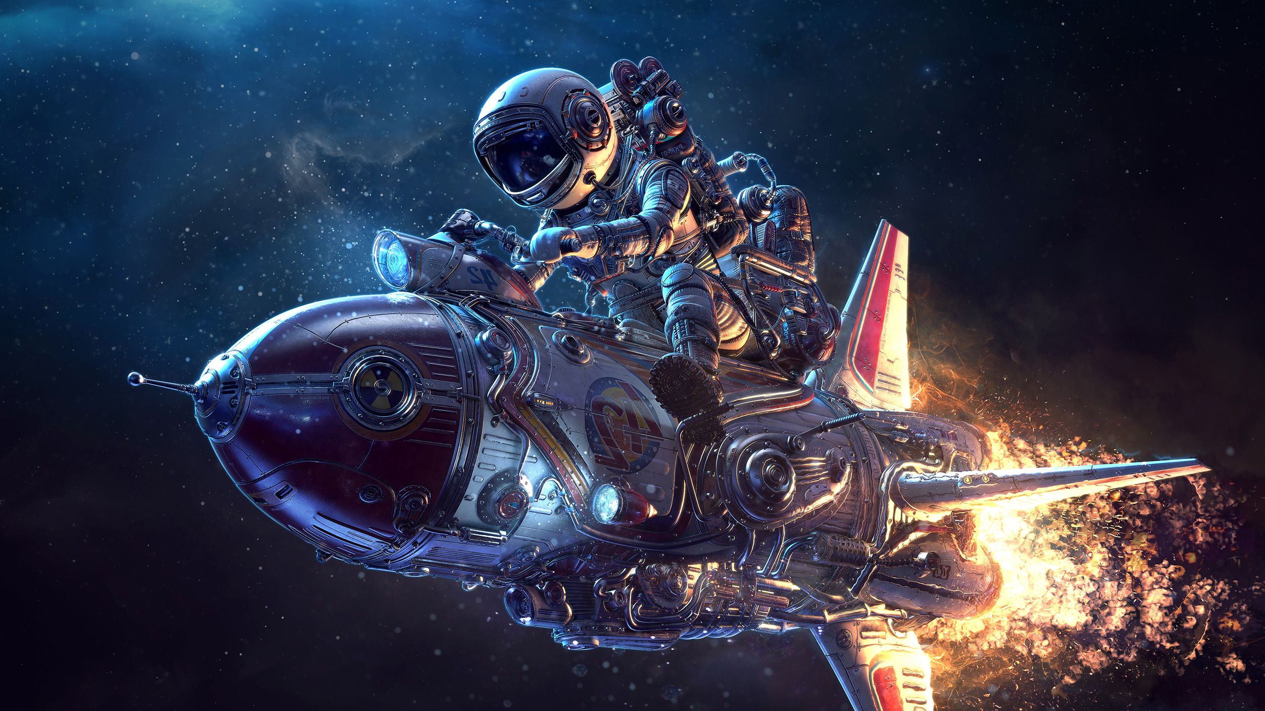 Astronaut 3D Artwork Wallpapers