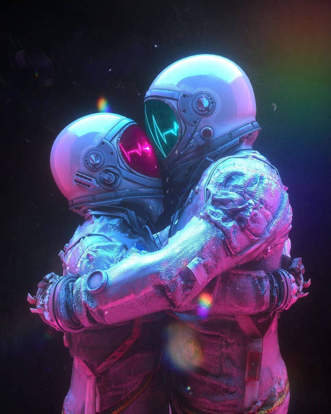 Astronaut Couple Wallpapers