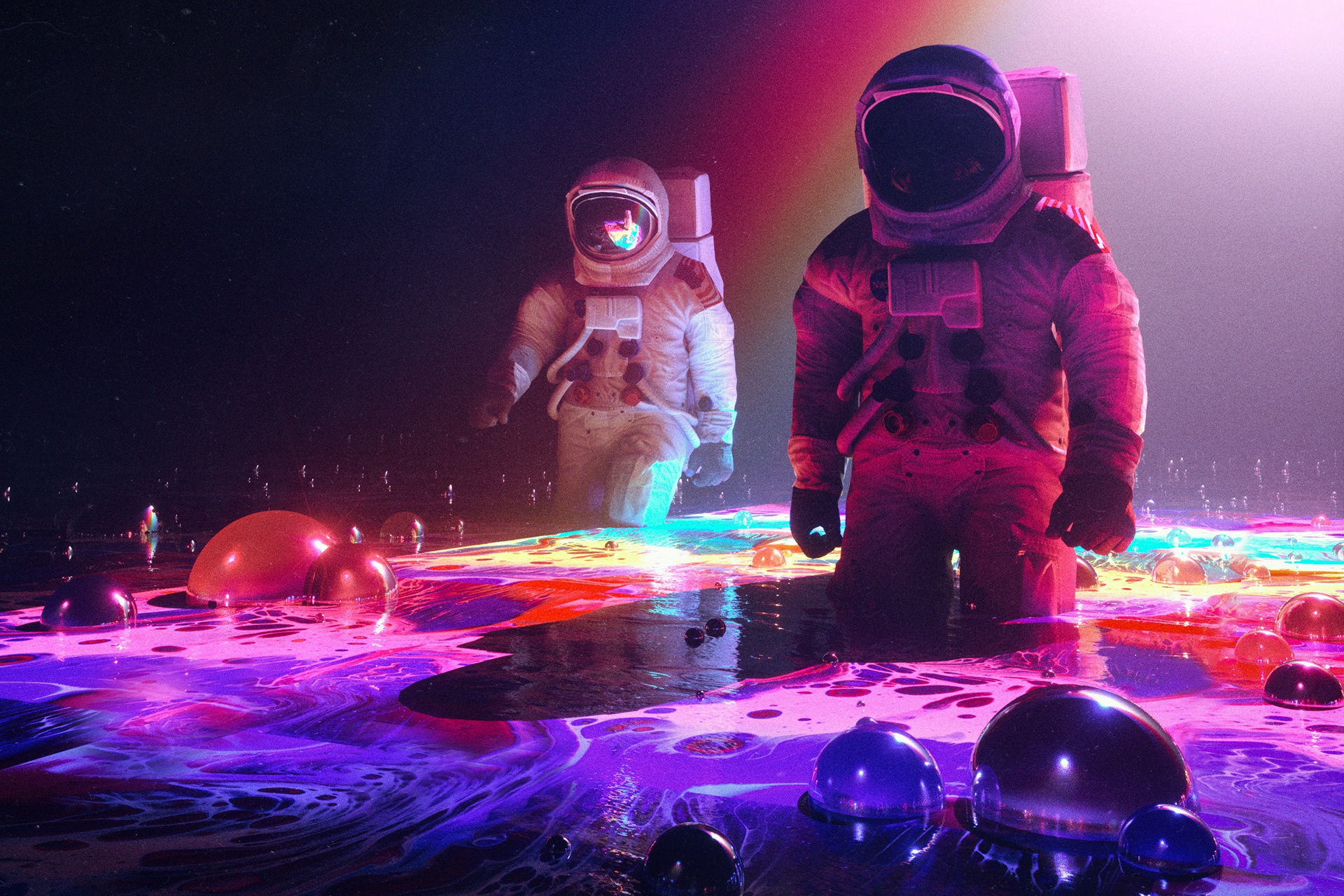 Astronaut Couple Wallpapers