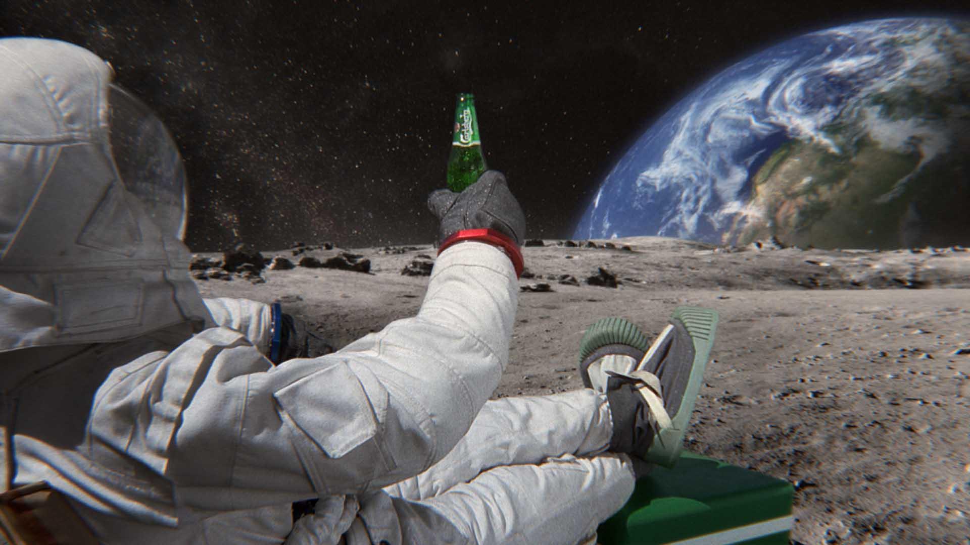 Astronaut Drinking Beer Iphone Wallpapers