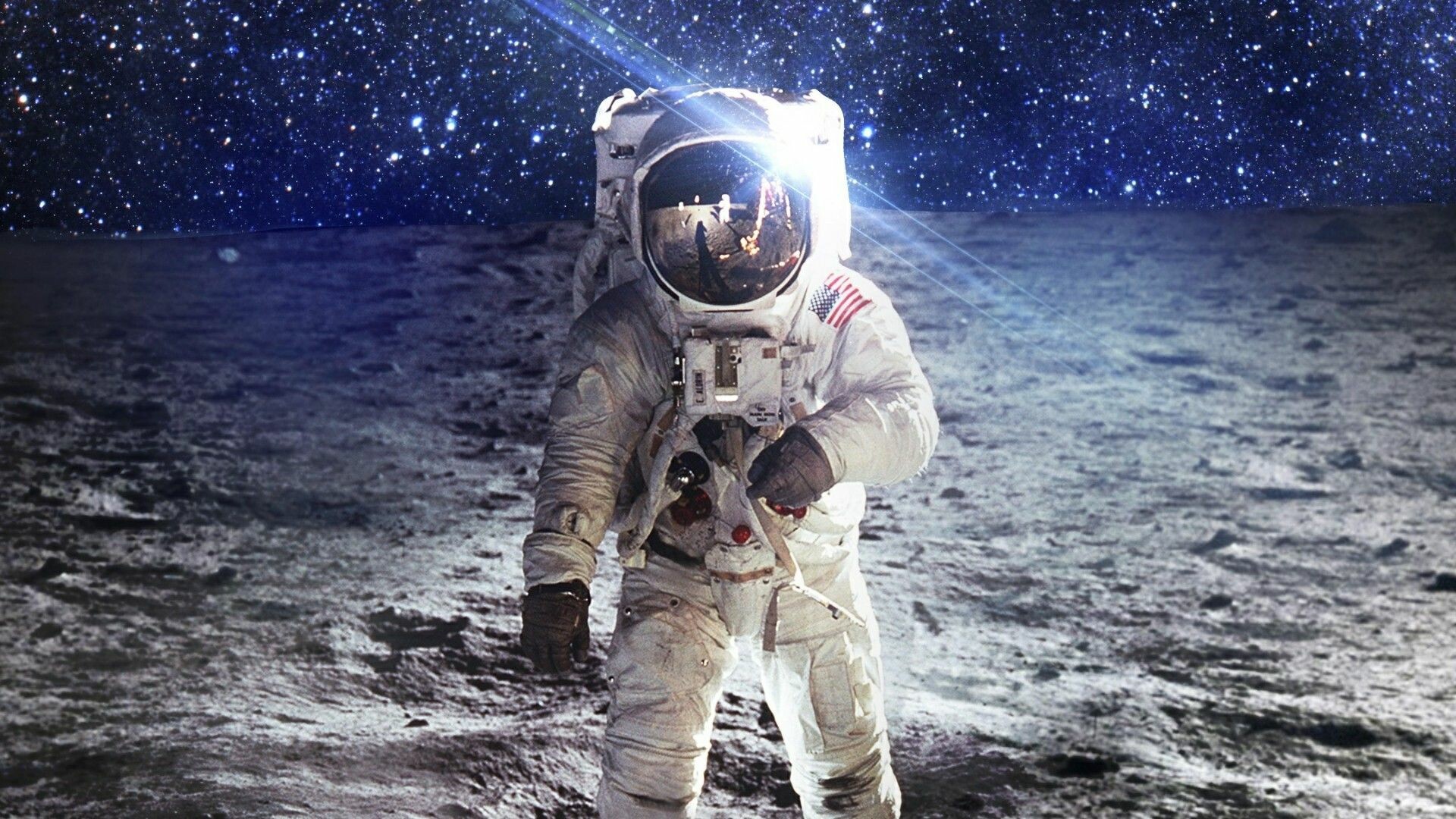 Astronaut Drinking Beer On Moon Wallpapers