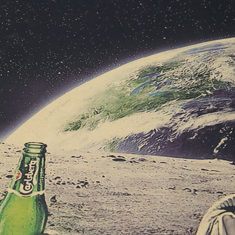 Astronaut Drinking Beer On Moon Wallpapers