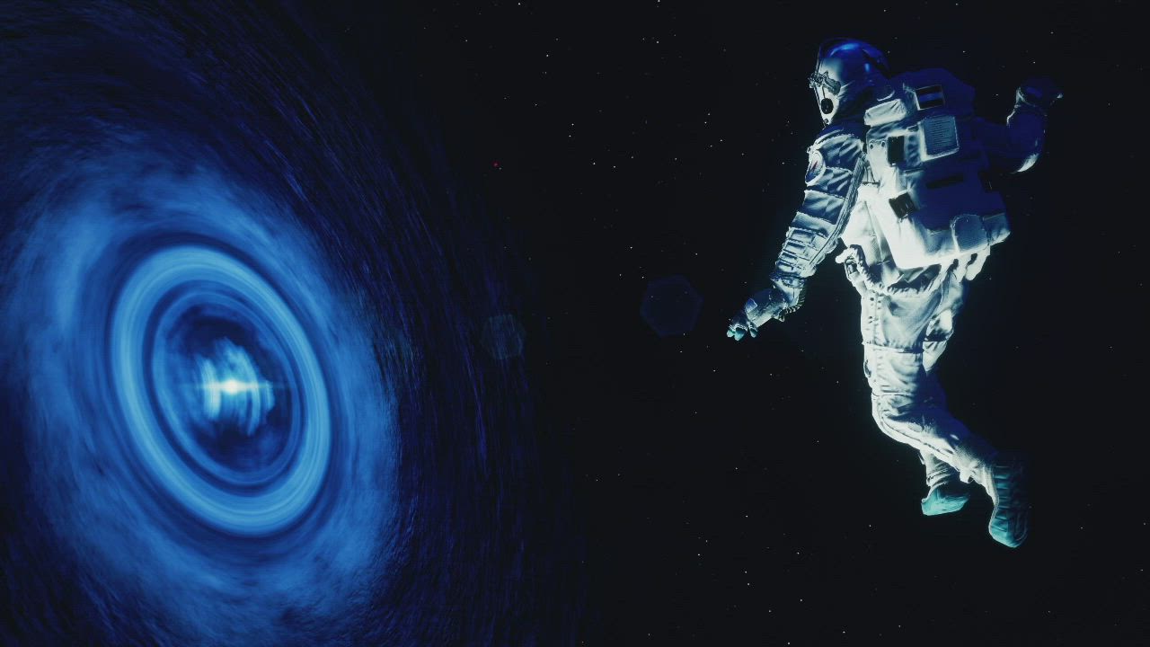 Astronaut Falling In Black Hole Wallpapers