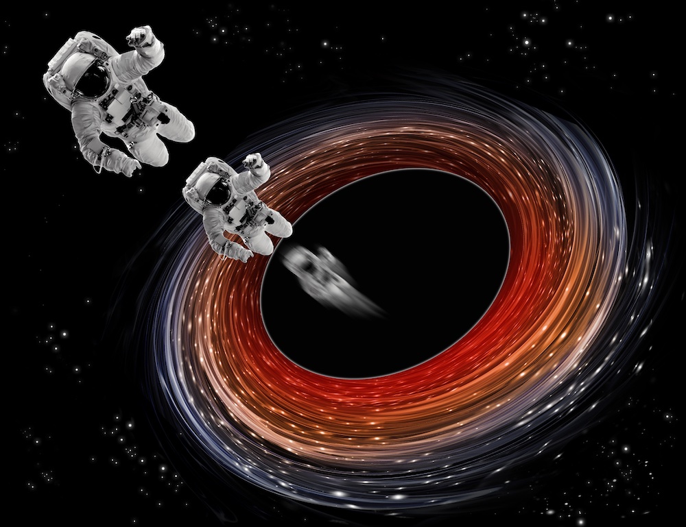 Astronaut Falling In Black Hole Wallpapers