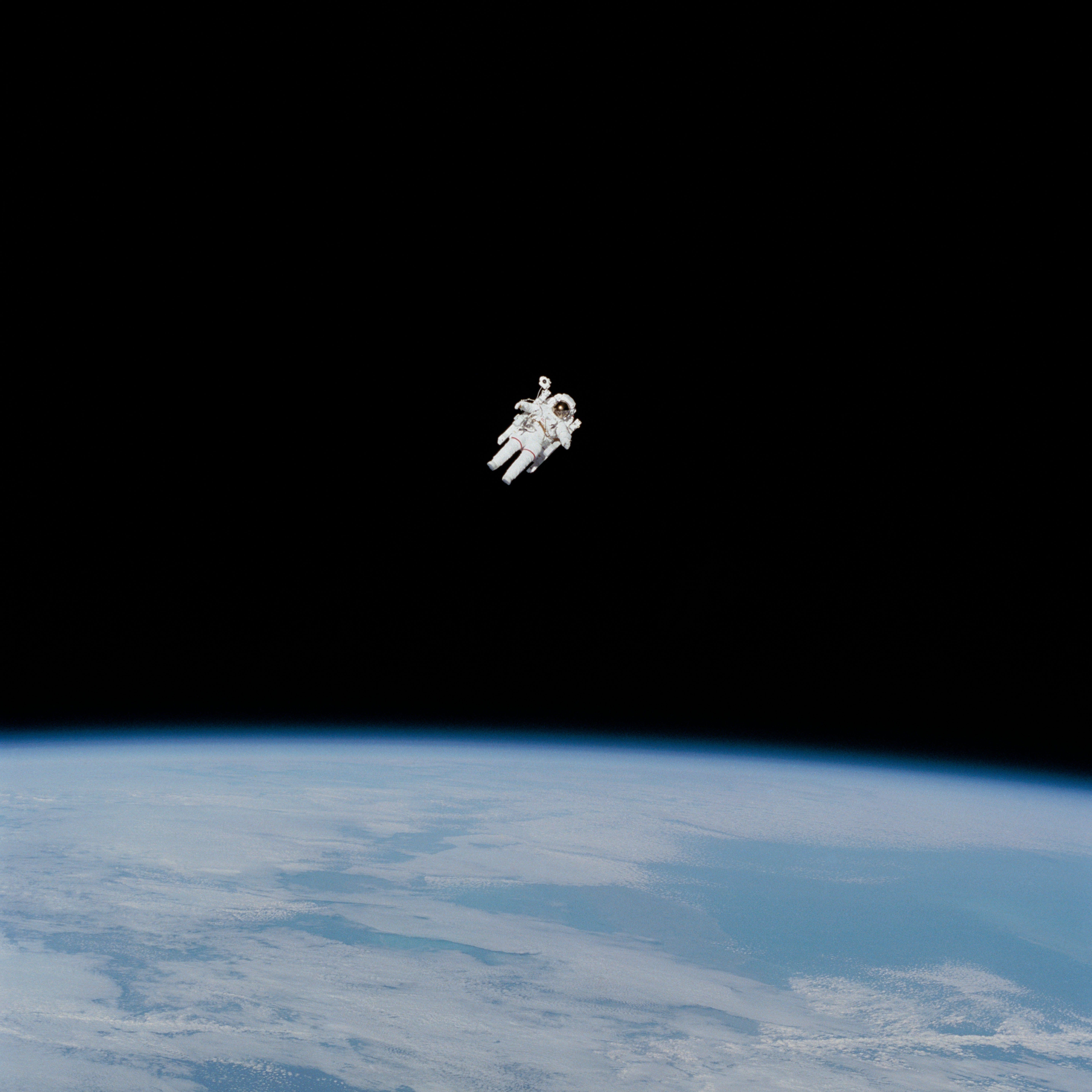 Astronaut Flying In The Space 5K Wallpapers