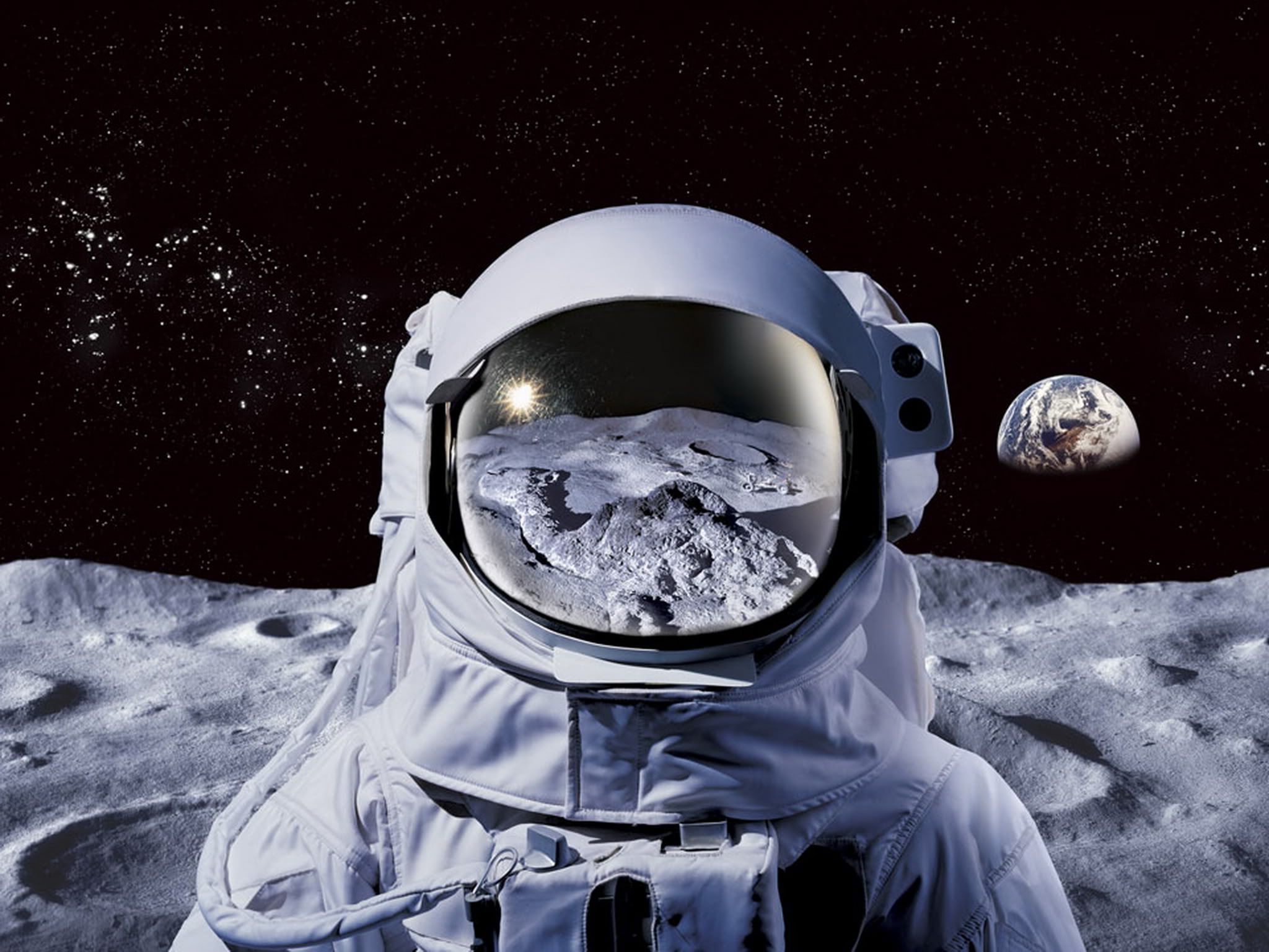 Astronaut Flying In The Space 5K Wallpapers