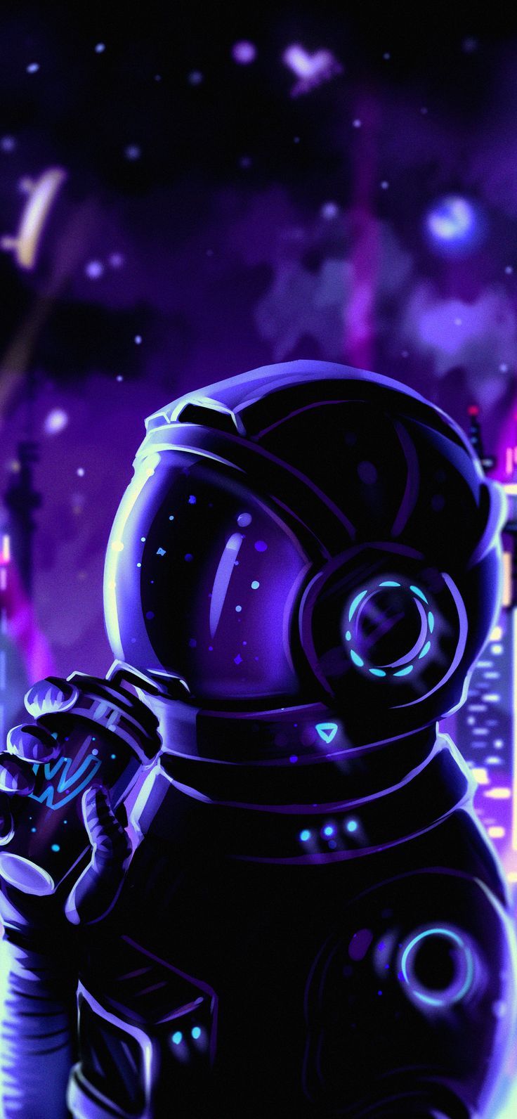 Astronaut In Galaxy Wallpapers