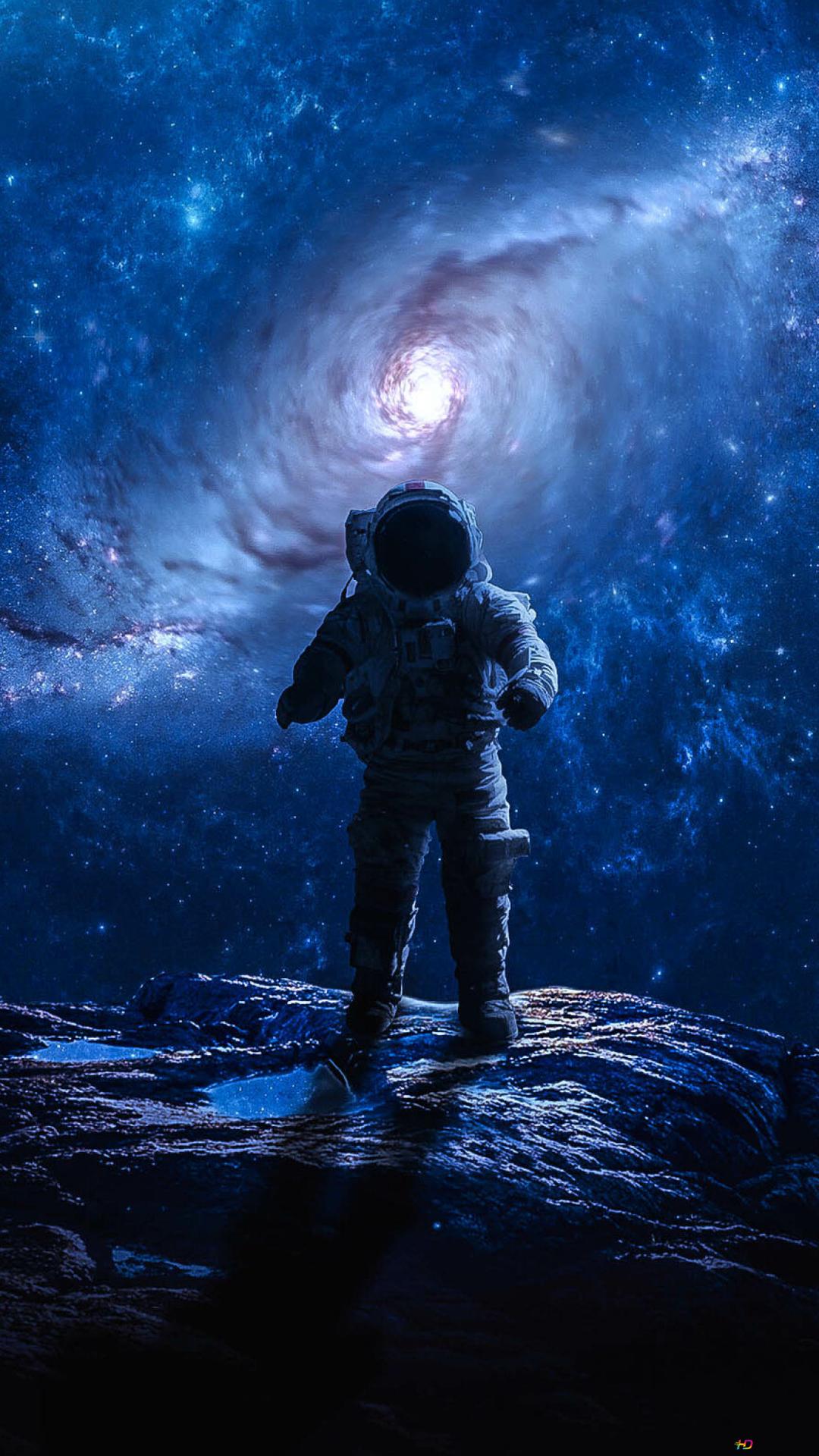 Astronaut In Galaxy Wallpapers
