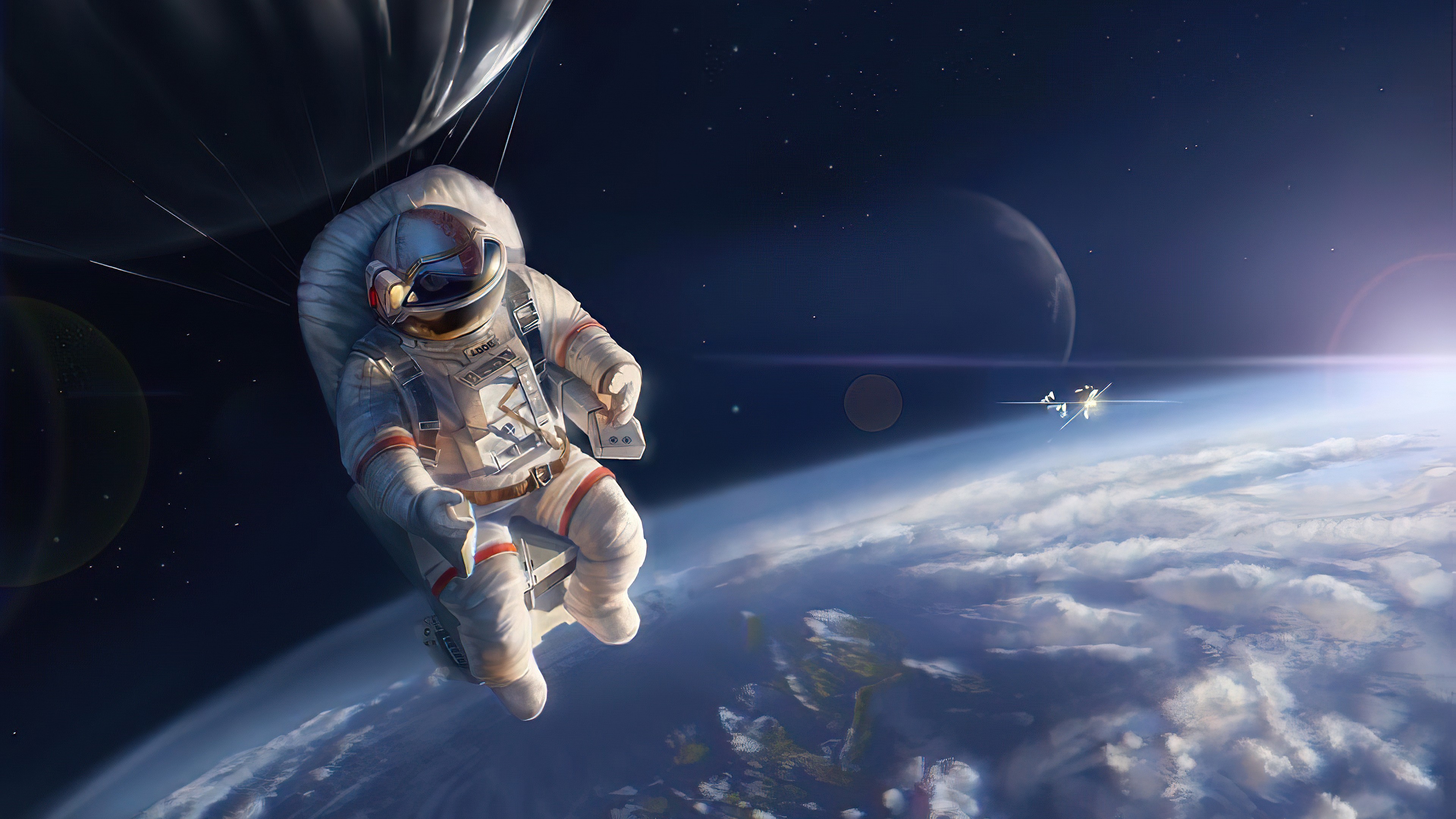 Astronaut In Space
 Wallpapers