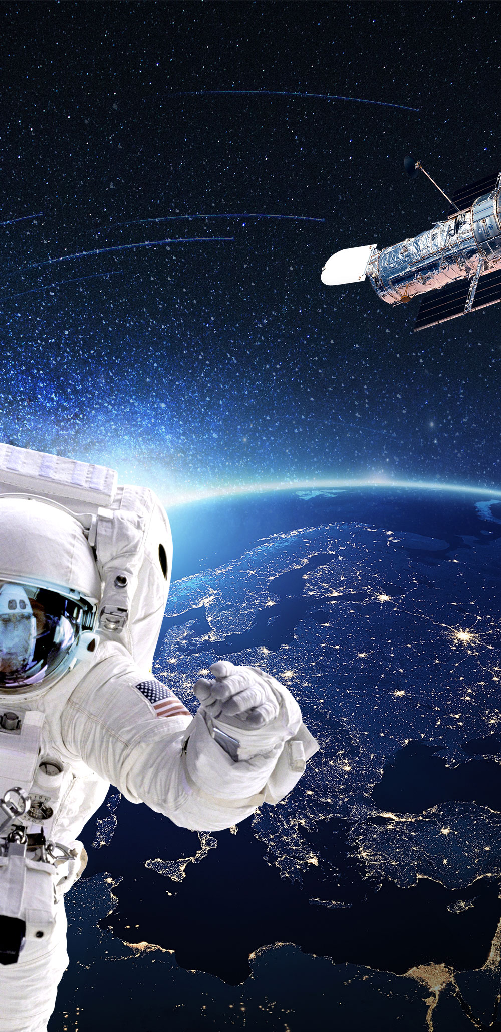 Astronaut In Space
 Wallpapers