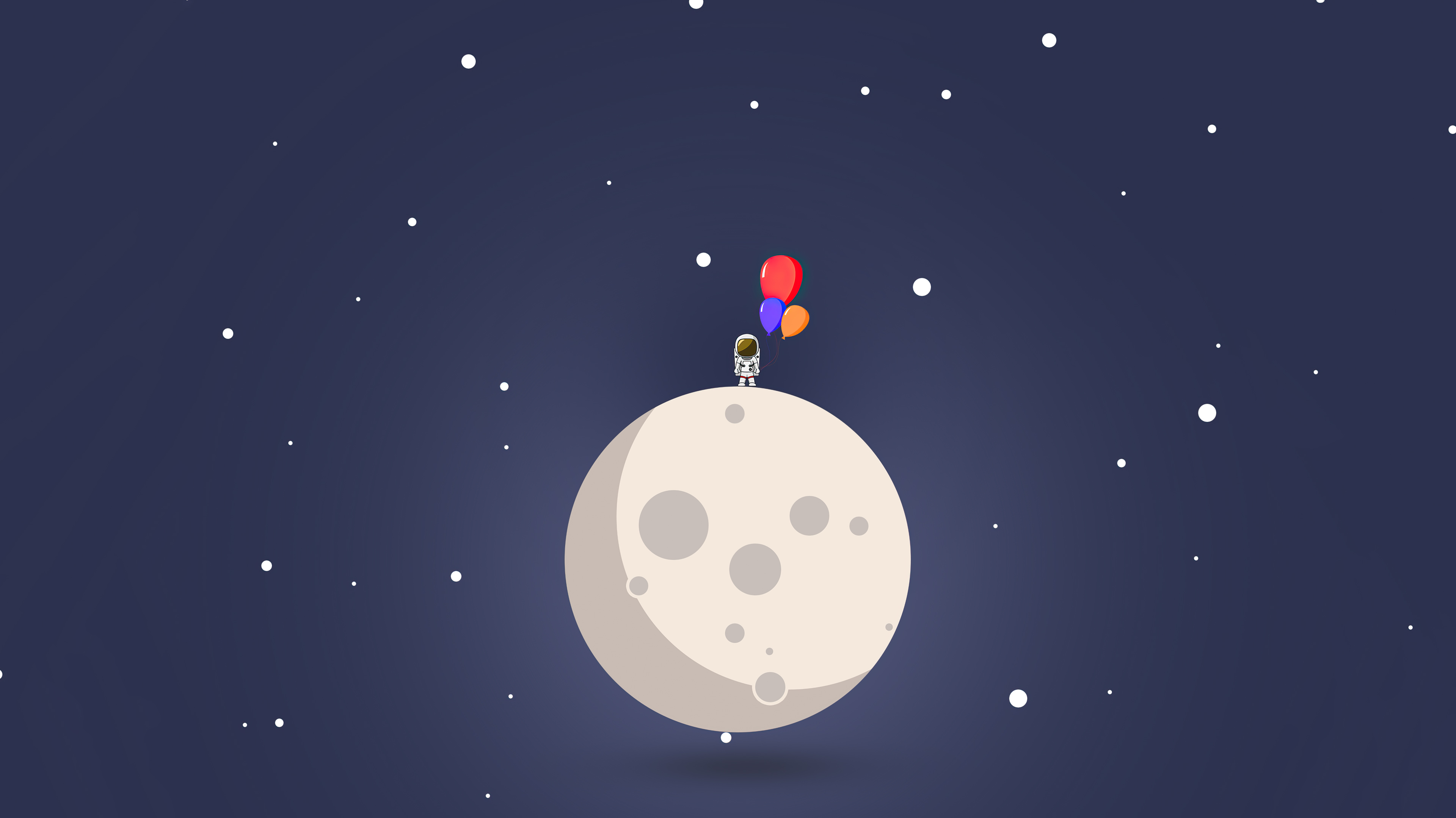 Astronaut On The Moon Wallpapers