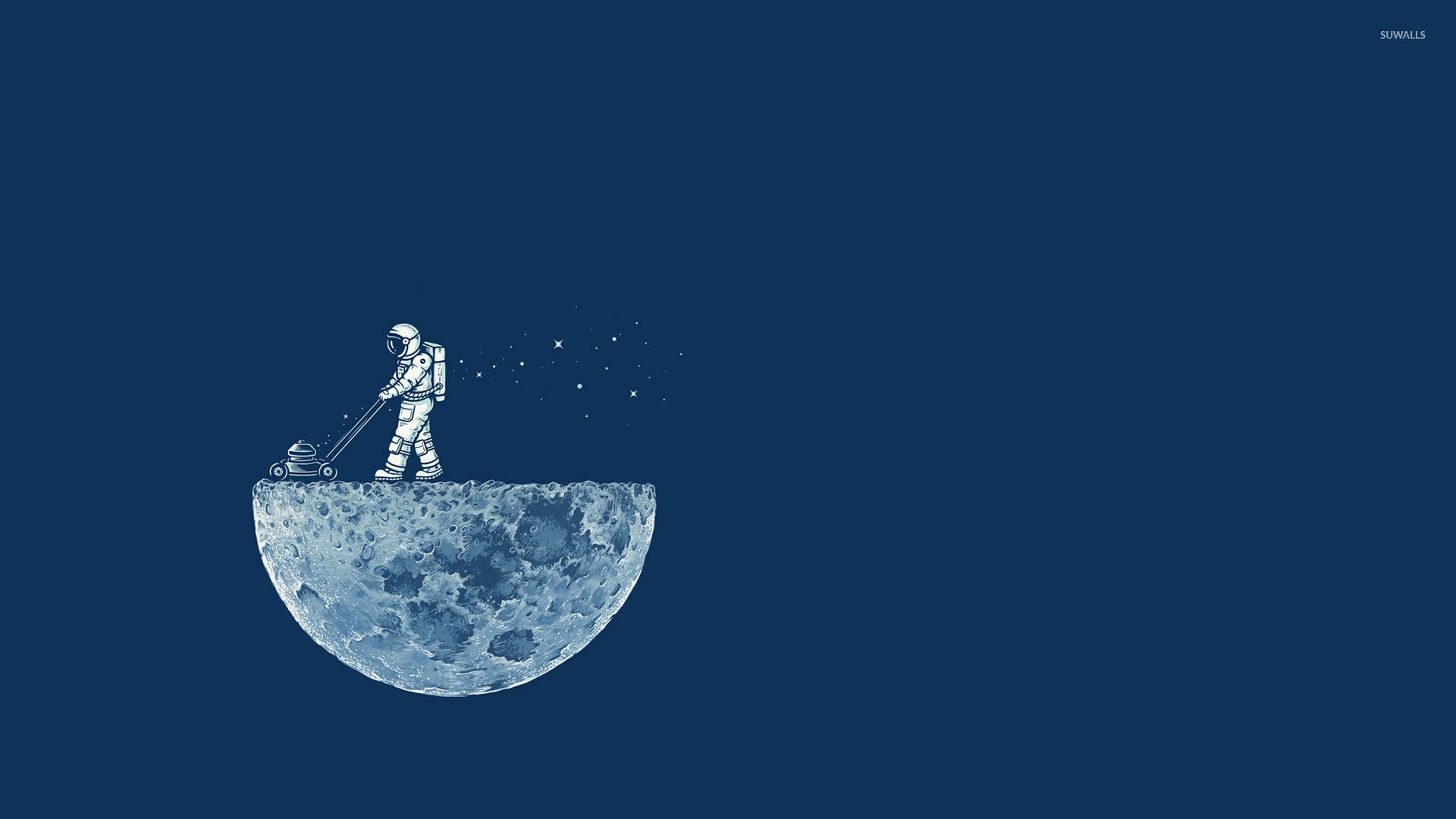 Astronaut On The Moon Wallpapers