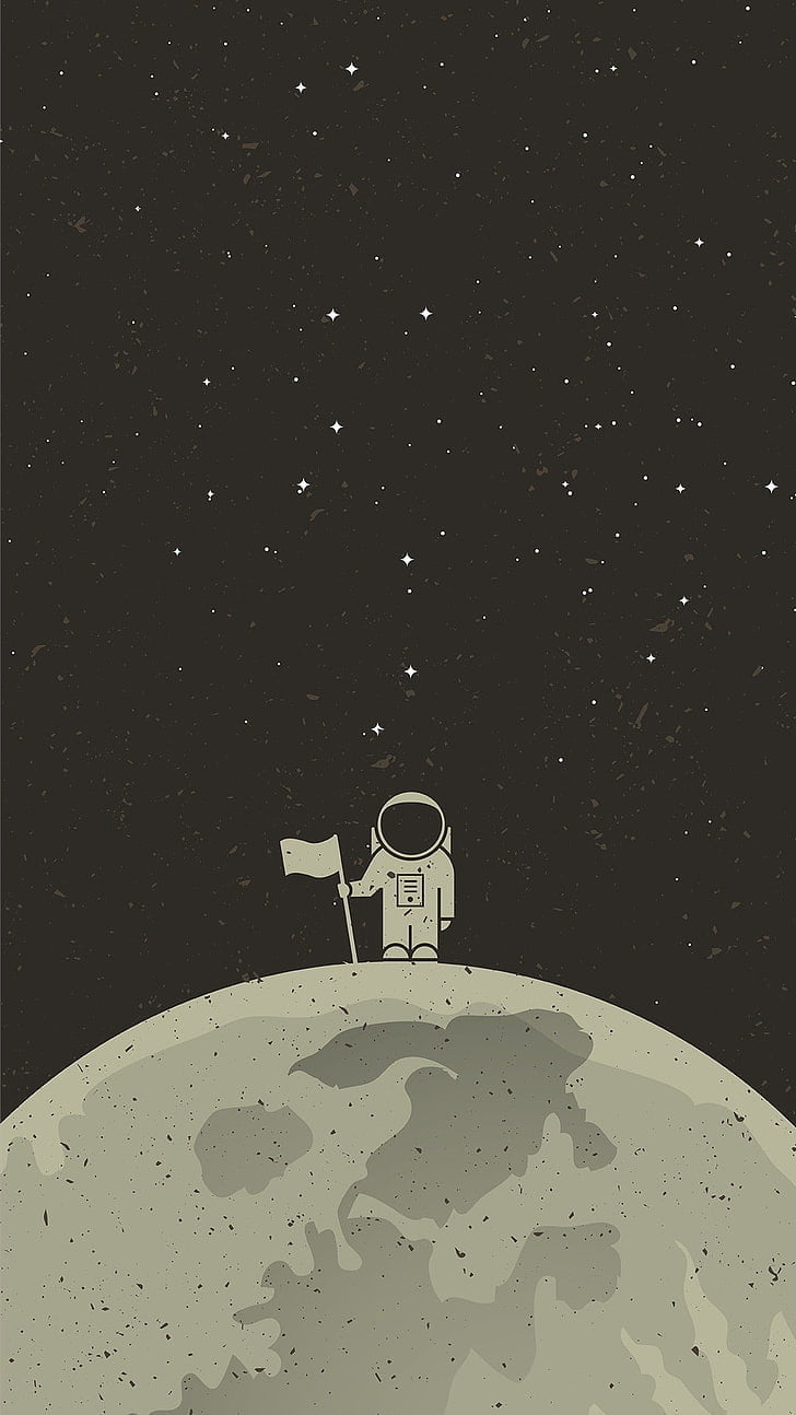 Astronaut On The Moon Wallpapers