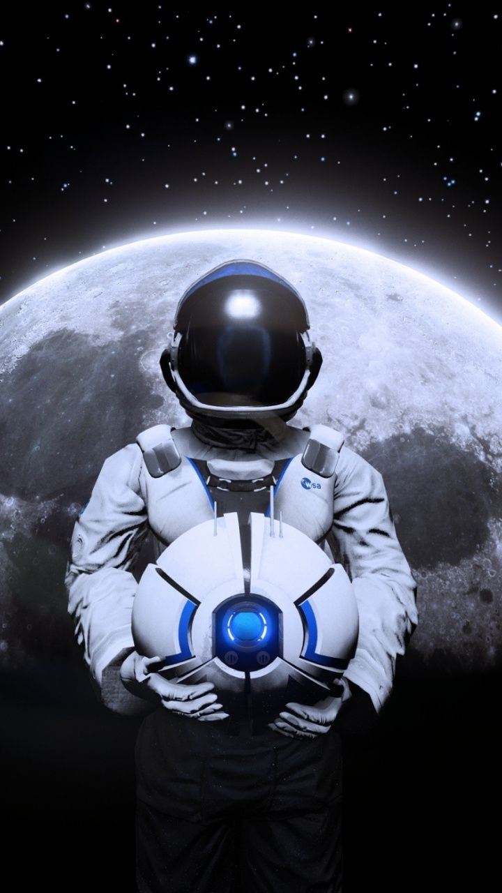 Astronaut On The Moon Wallpapers