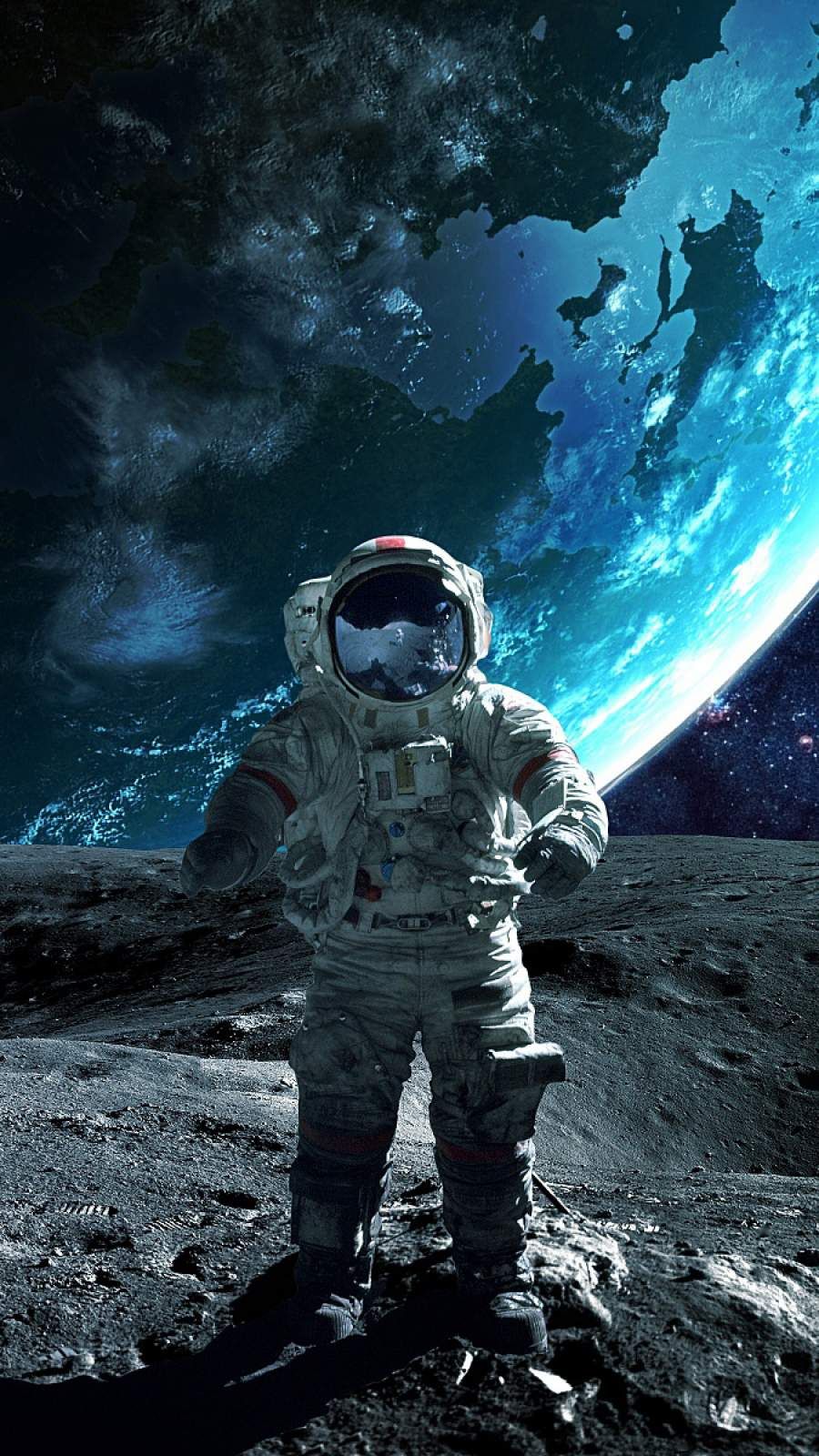 Astronaut On The Moon Wallpapers