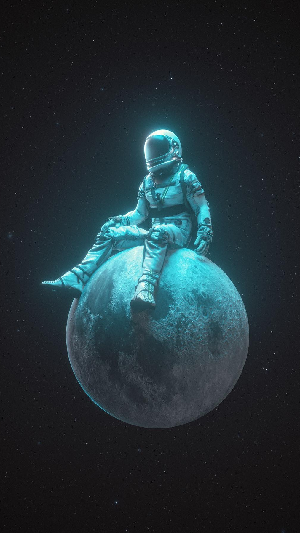 Astronaut On The Moon Wallpapers