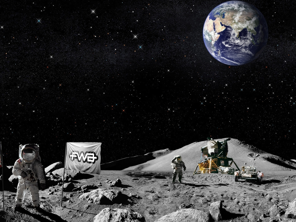 Astronaut On The Moon Wallpapers