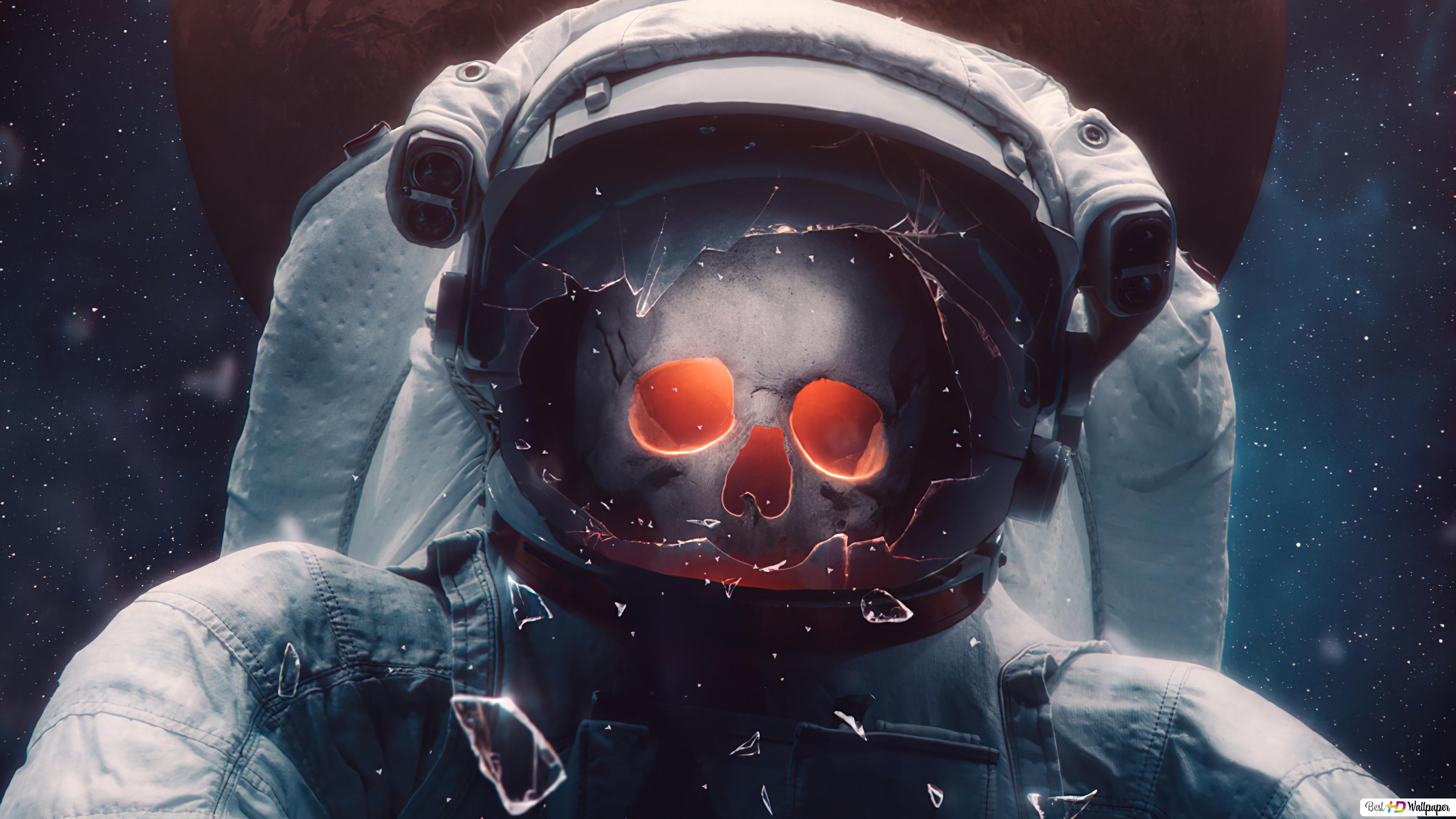 Astronaut Skull Space Suit Wallpapers