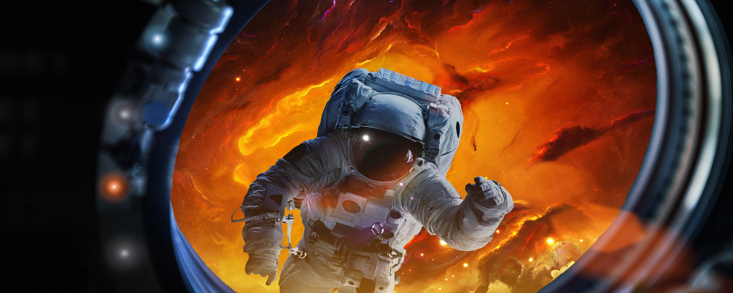 Astronaut Space Explosion Wallpapers