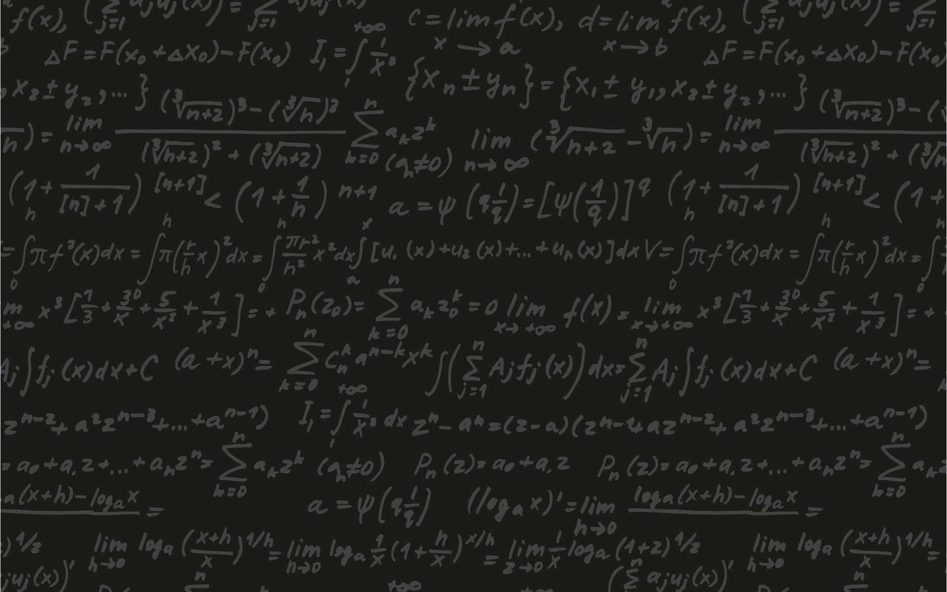 Astrophysics Equation Wallpapers