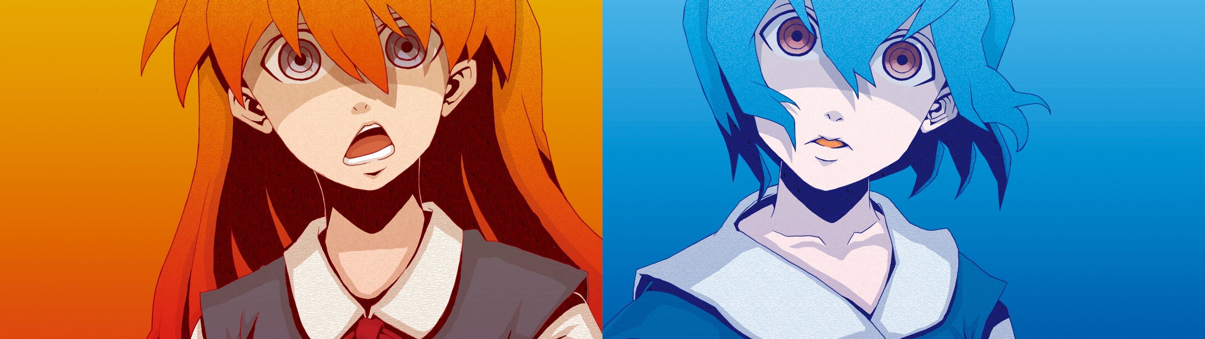 Asuka Langley Sohryu And Rei Ayanami Wallpapers