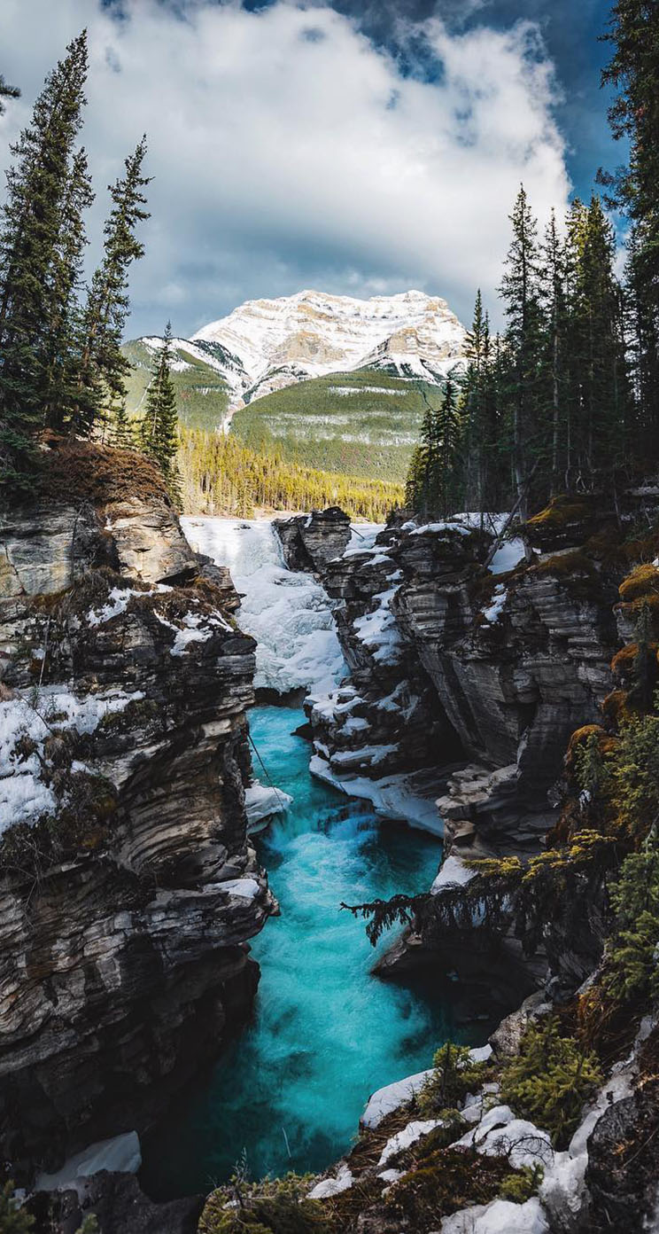 Athabasca Falls Wallpapers