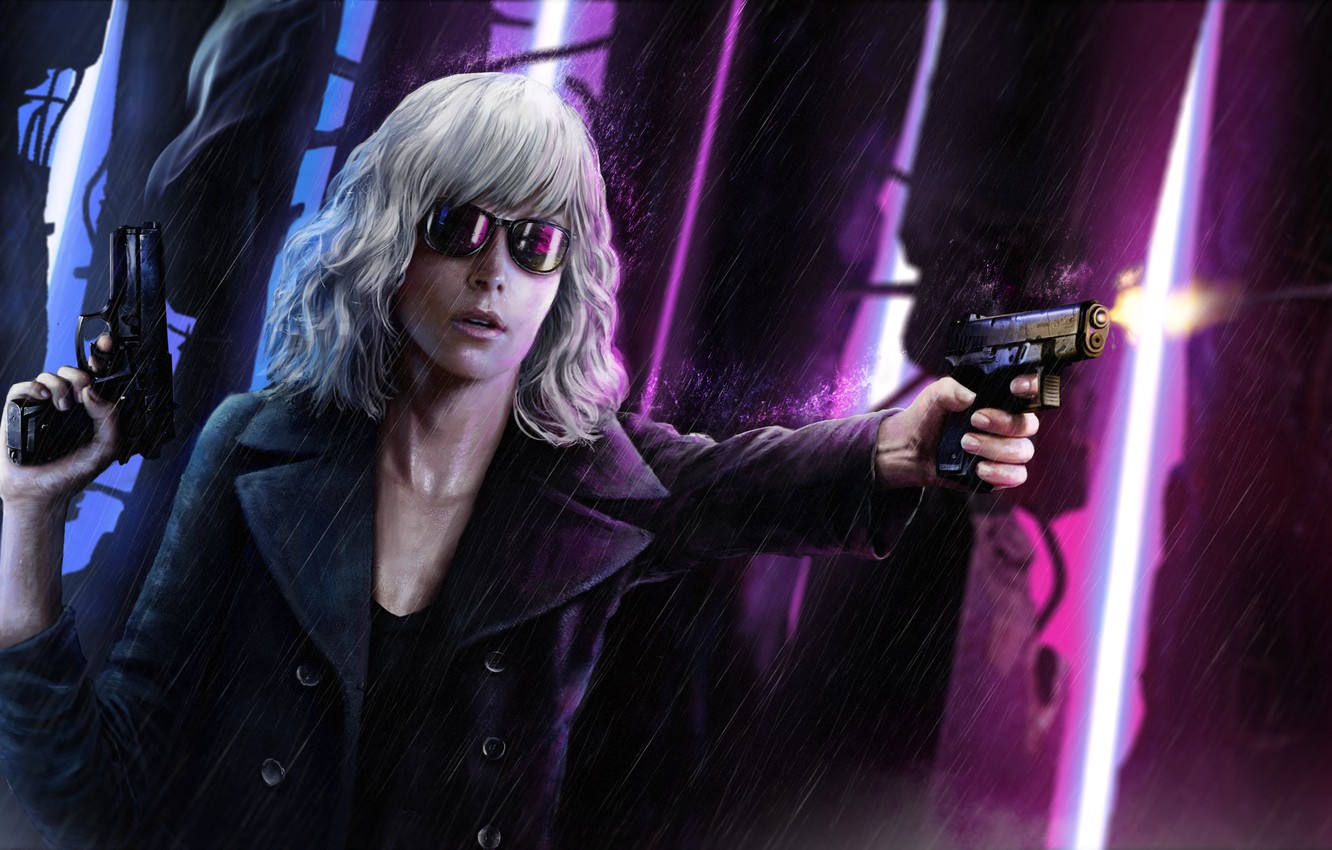 Atomic Blonde Bullet Rain Wallpapers