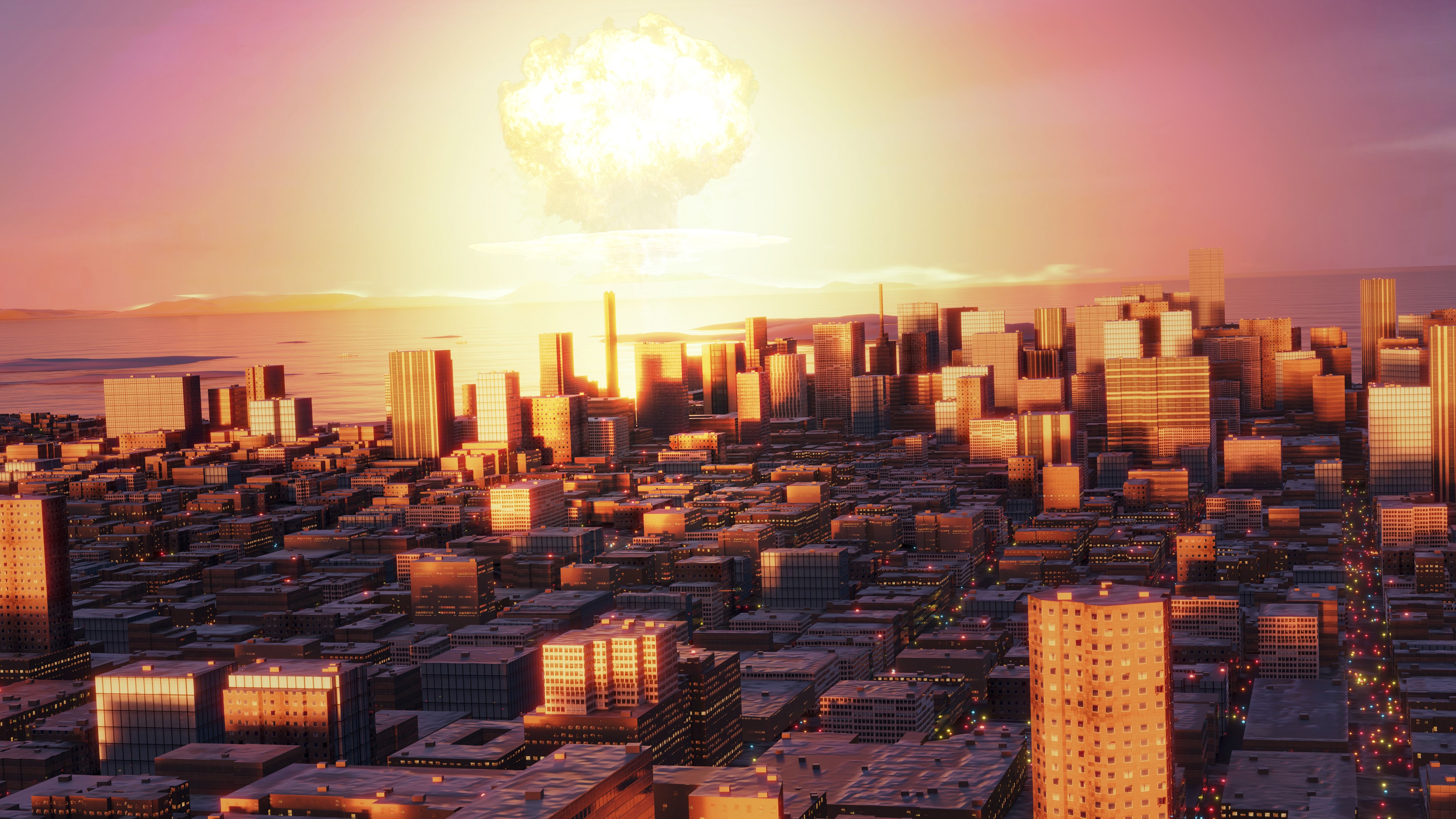 Atomic Cityscape Wallpapers