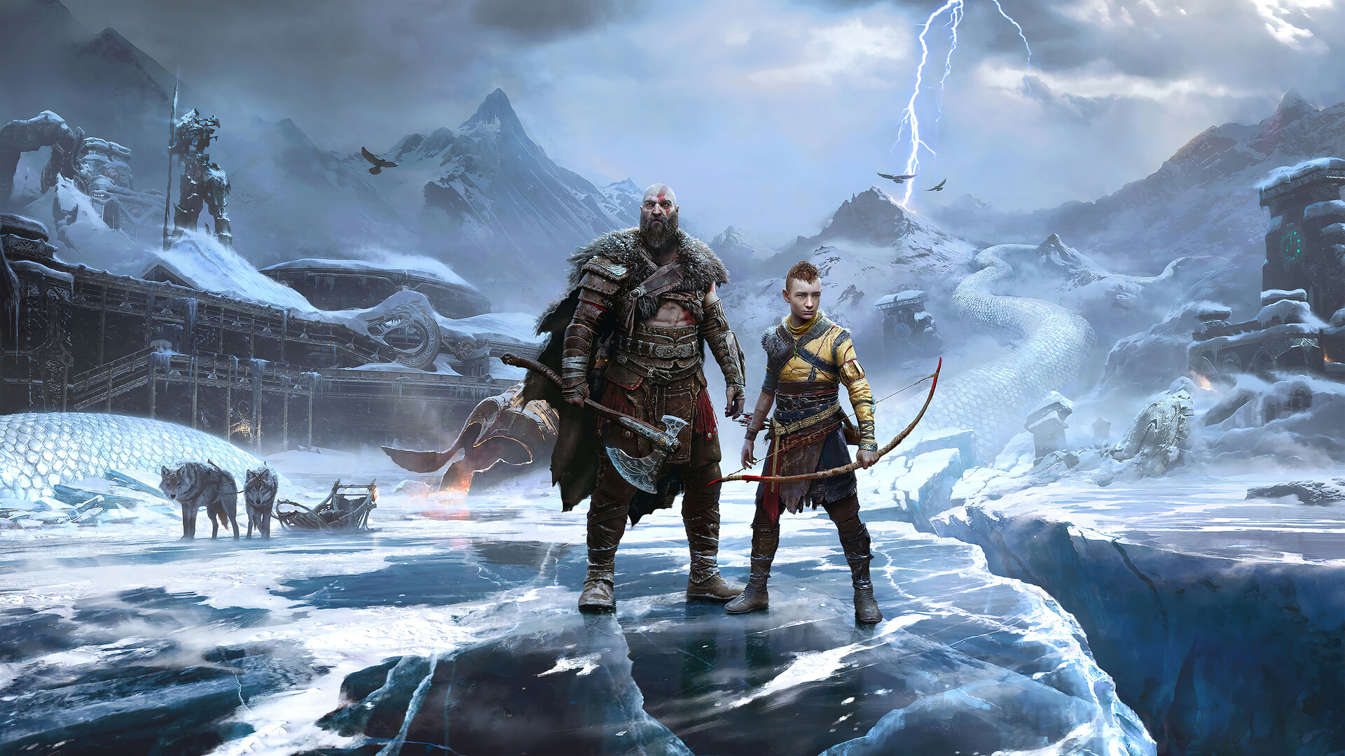 Atreus in God of War Ragnarok Wallpapers