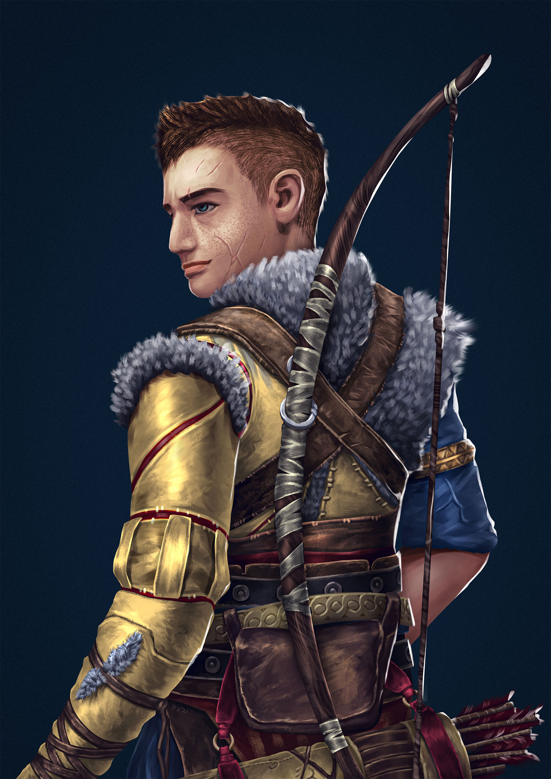 Atreus in God of War Ragnarok Wallpapers