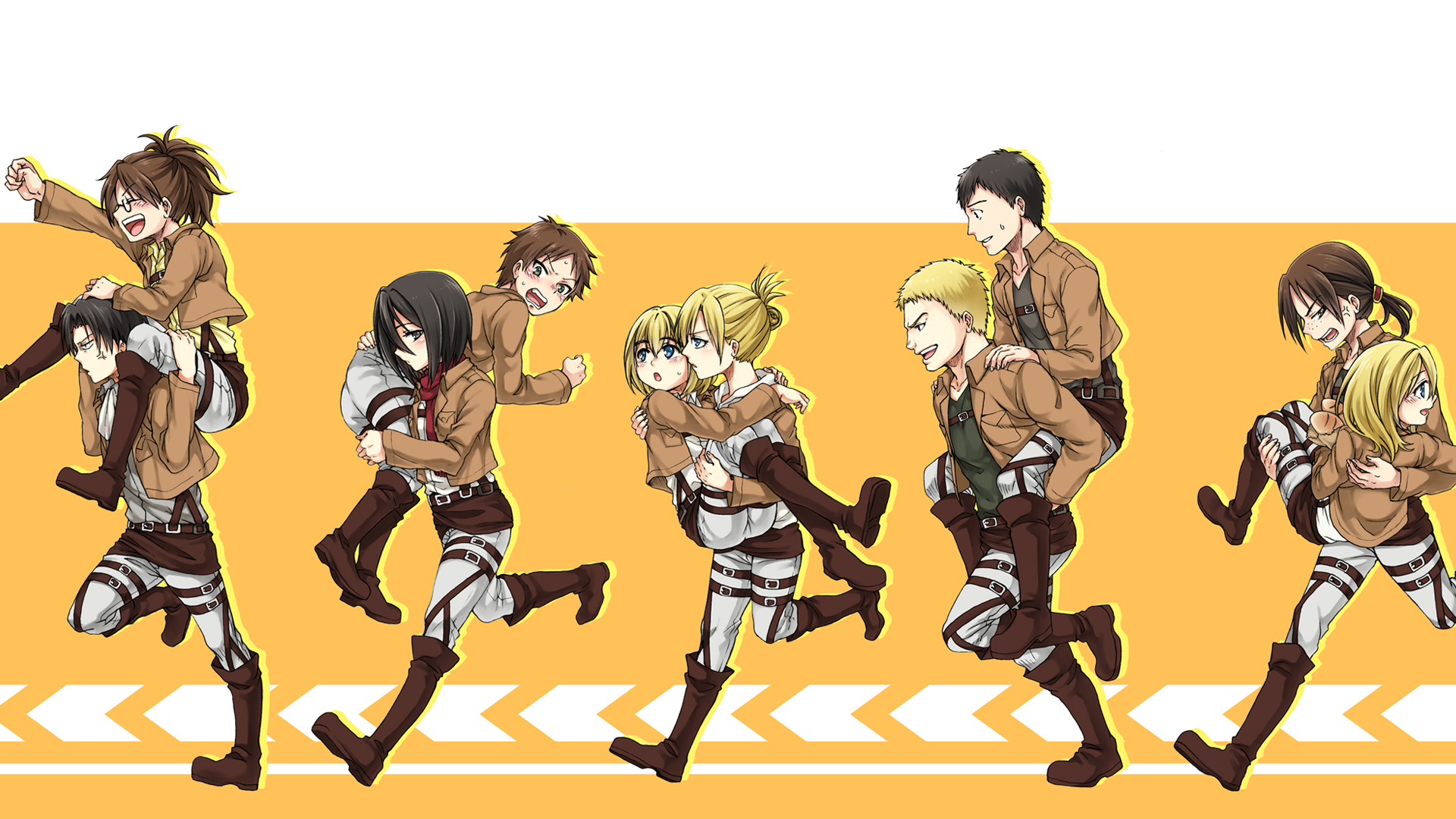 attack on titan chibi wallpaper hd Wallpapers