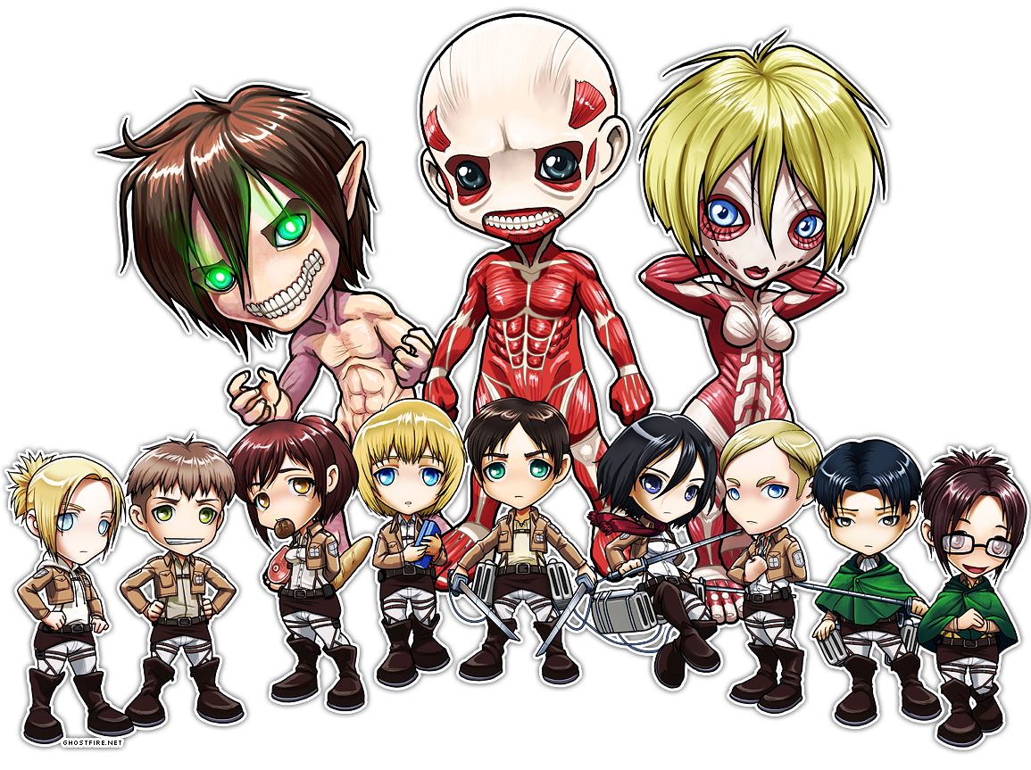 attack on titan chibi wallpaper hd Wallpapers