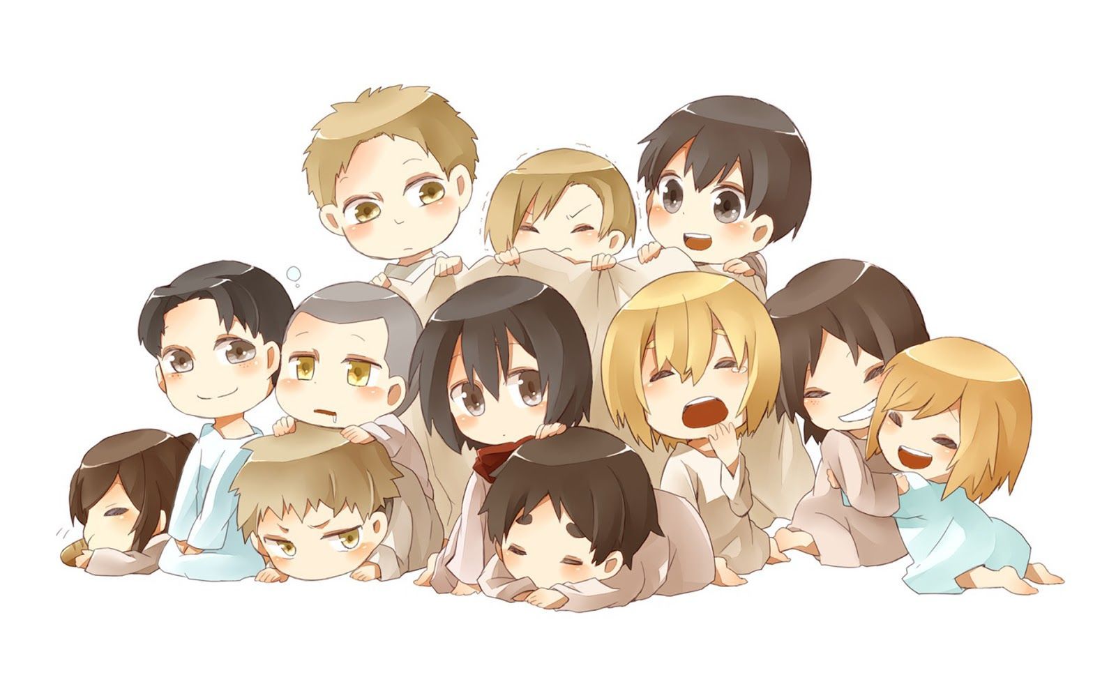attack on titan chibi wallpapers Wallpapers