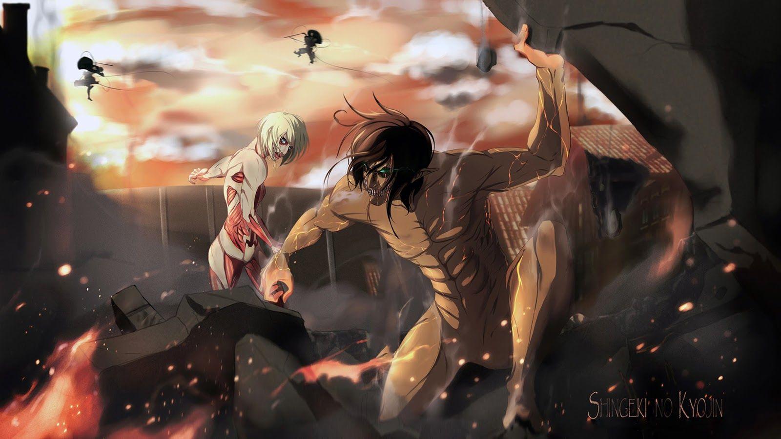 attack on titan desktop Wallpapers