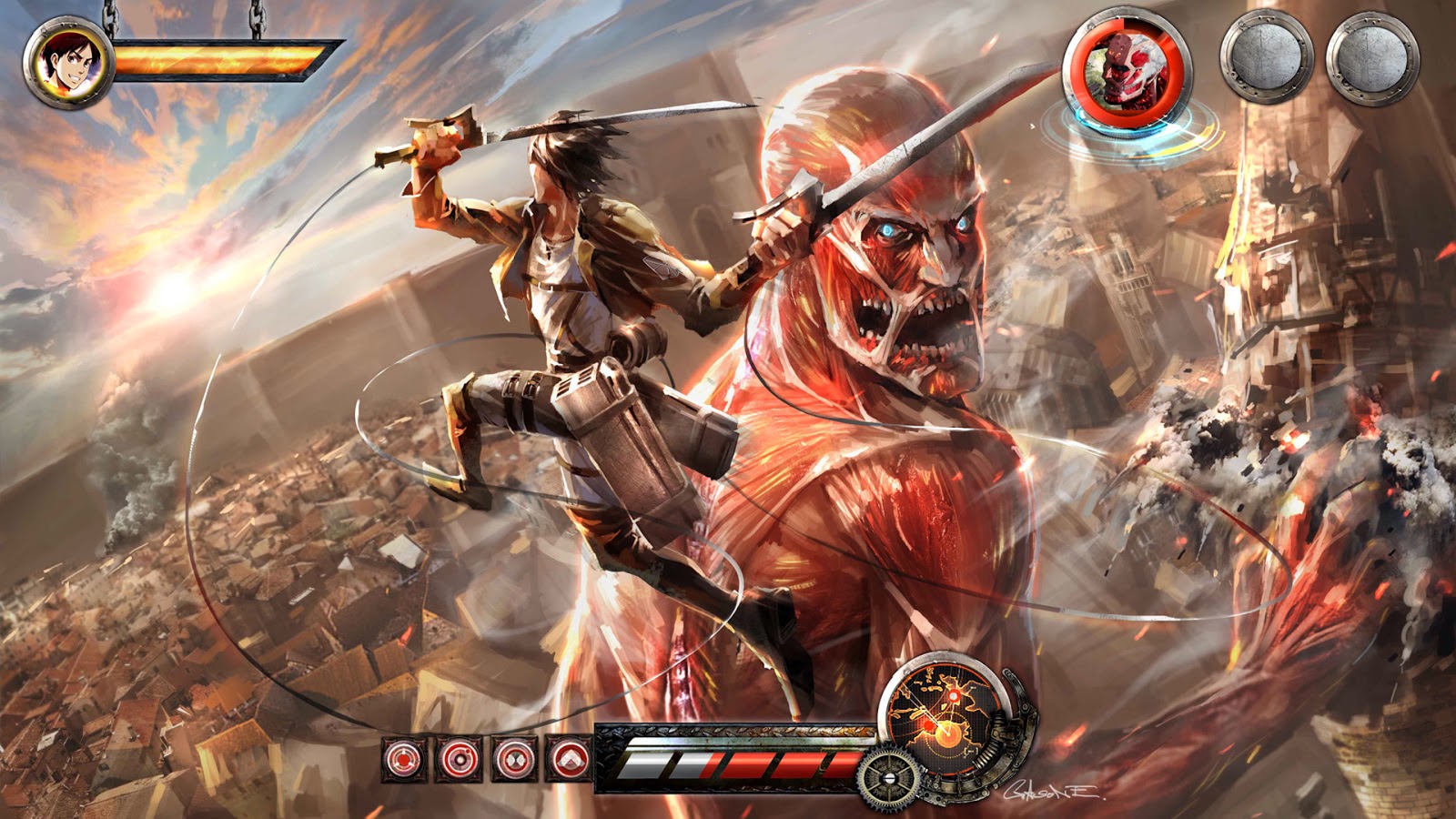 attack on titan game Wallpapers