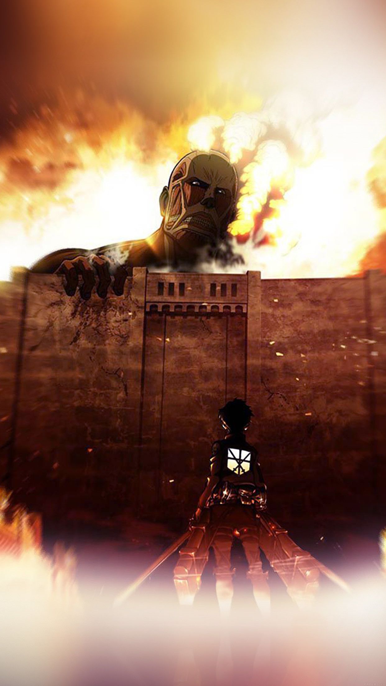 attack on titan iphone Wallpapers