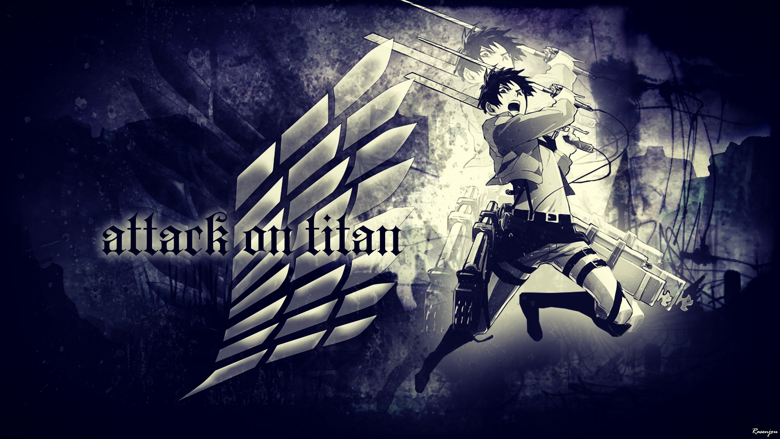 attack on titan logo wallpaper Wallpapers