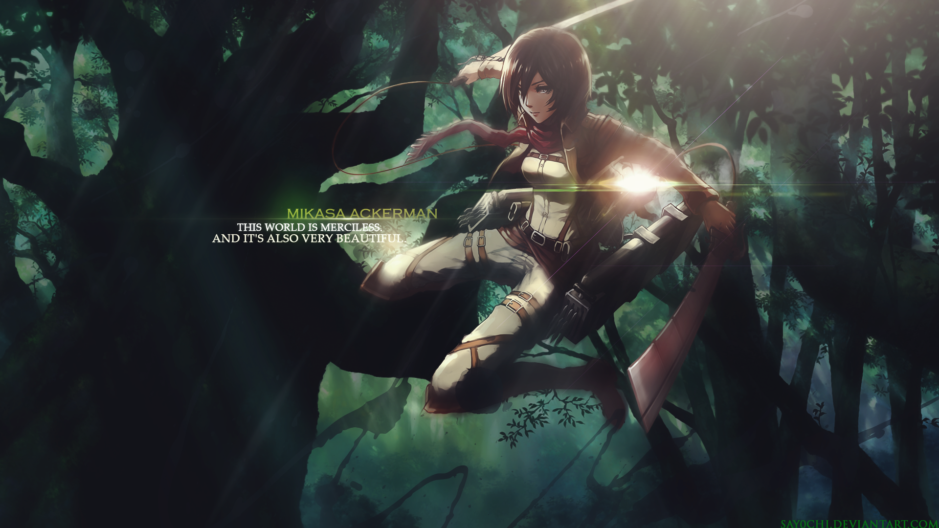 attack on titan mikasa ackerman Wallpapers