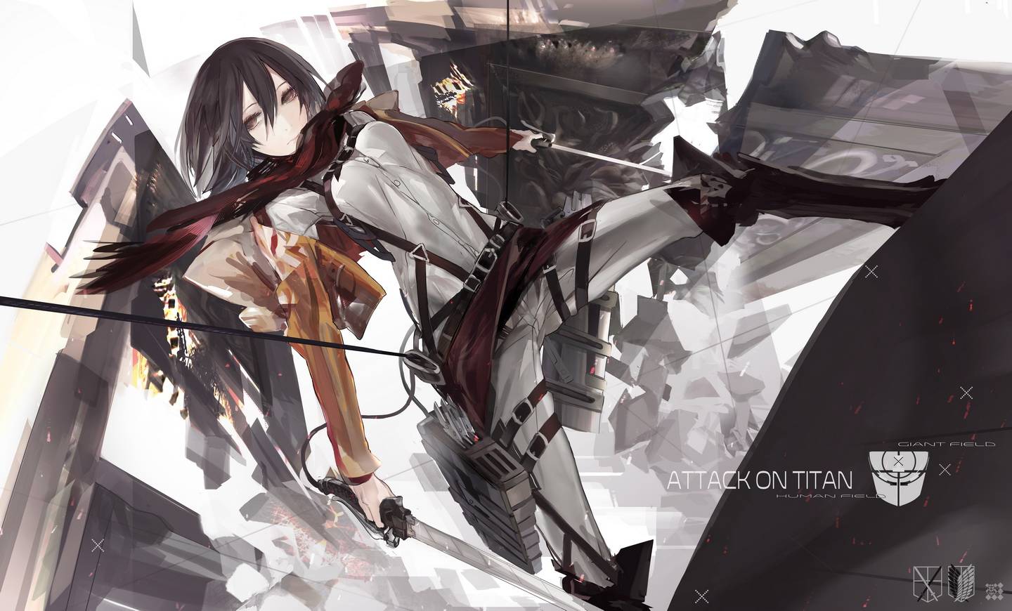 attack on titan mikasa Wallpapers