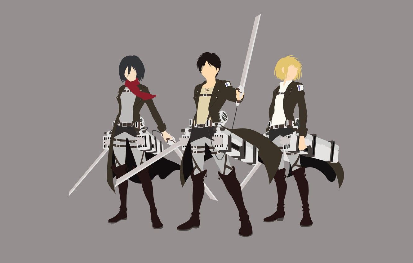 attack on titan minimalist pc wallpapers Wallpapers