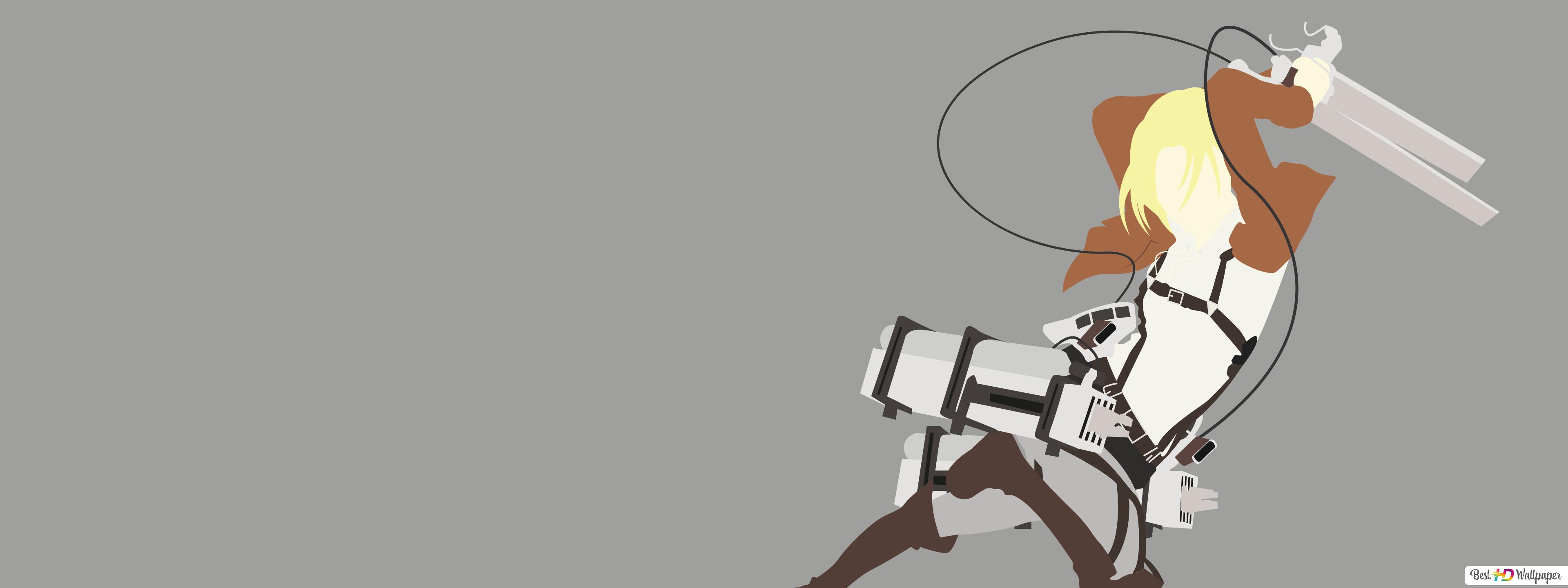 attack on titan minimalist Wallpapers