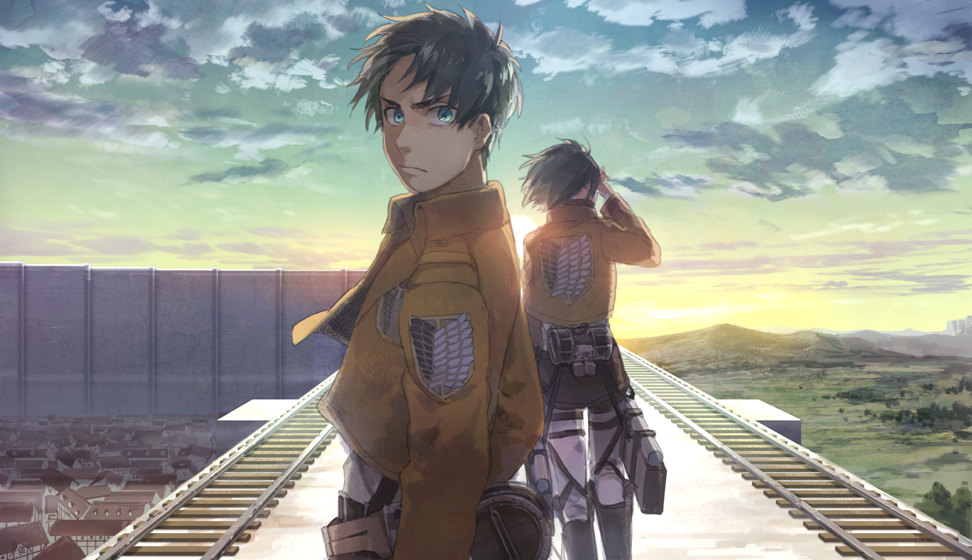 attack on titan scenery wallpapers Wallpapers