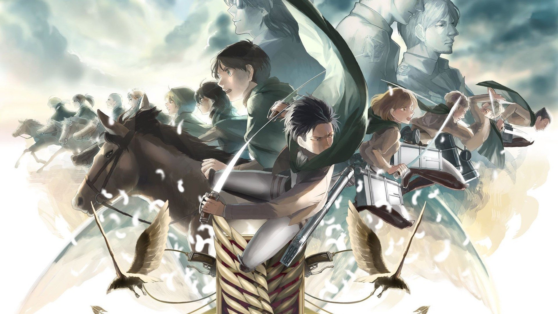 attack on titan scouts wallpapers Wallpapers