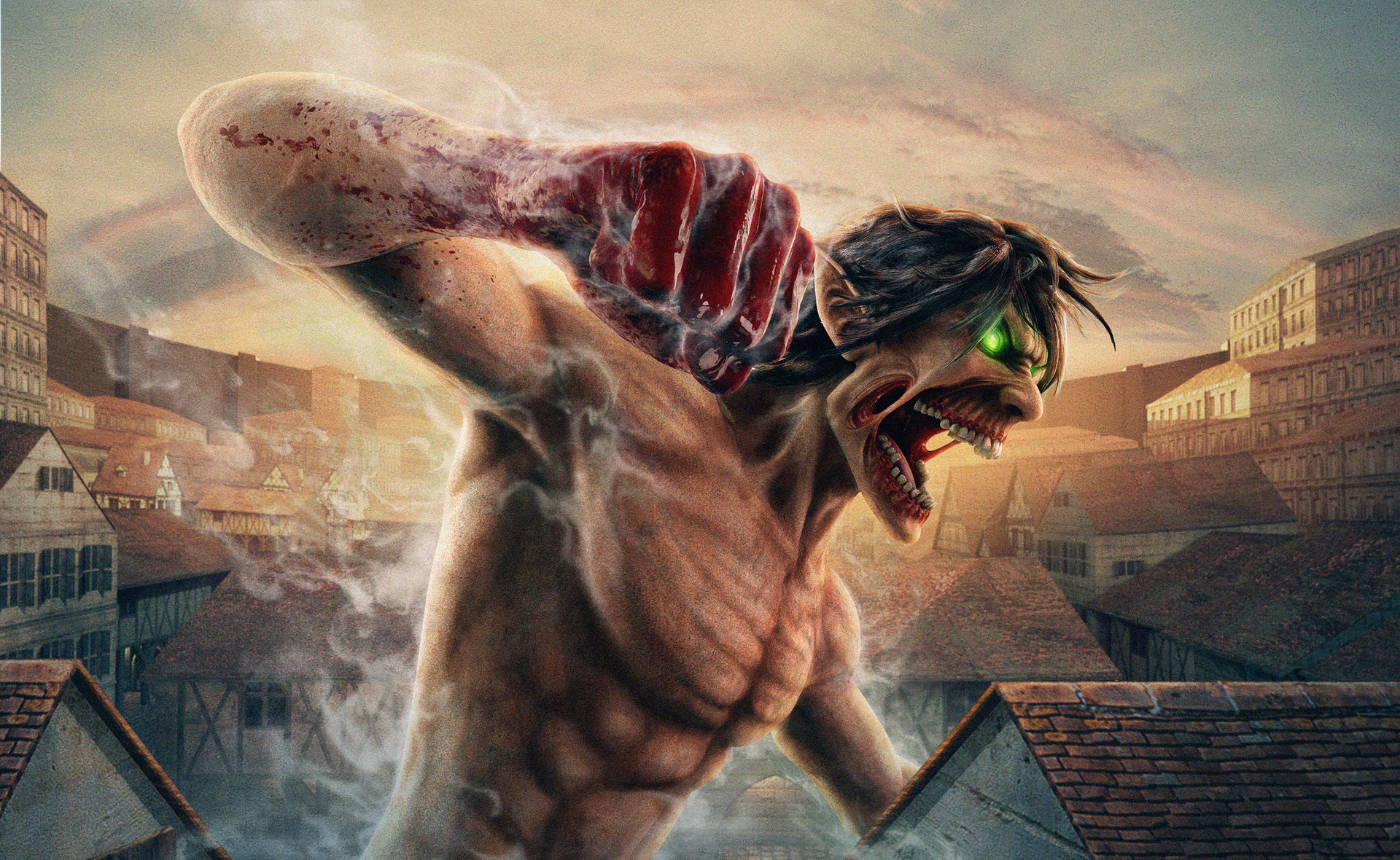 attack on titan titan eren Wallpapers