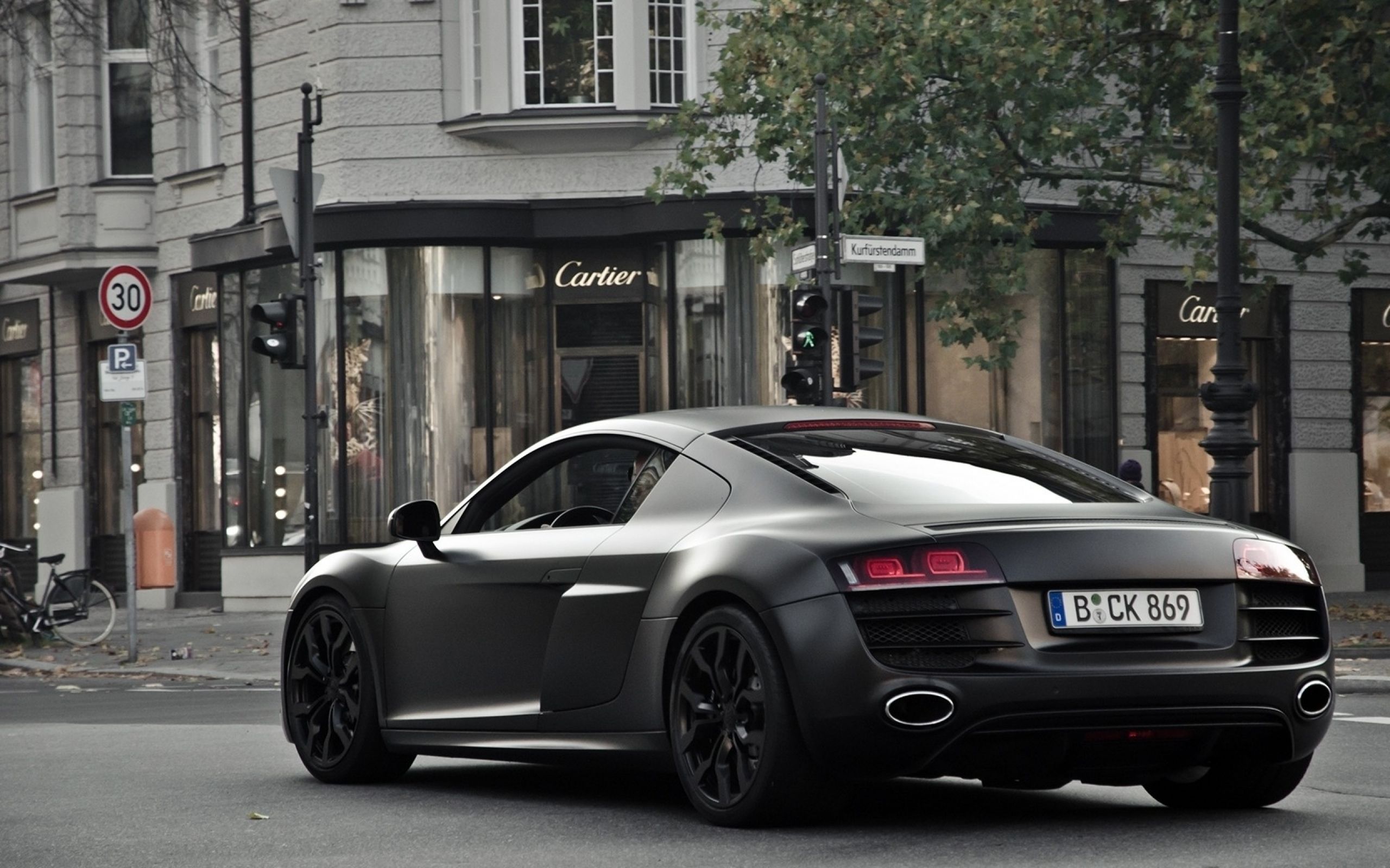 Audi R8 Black Wallpapers