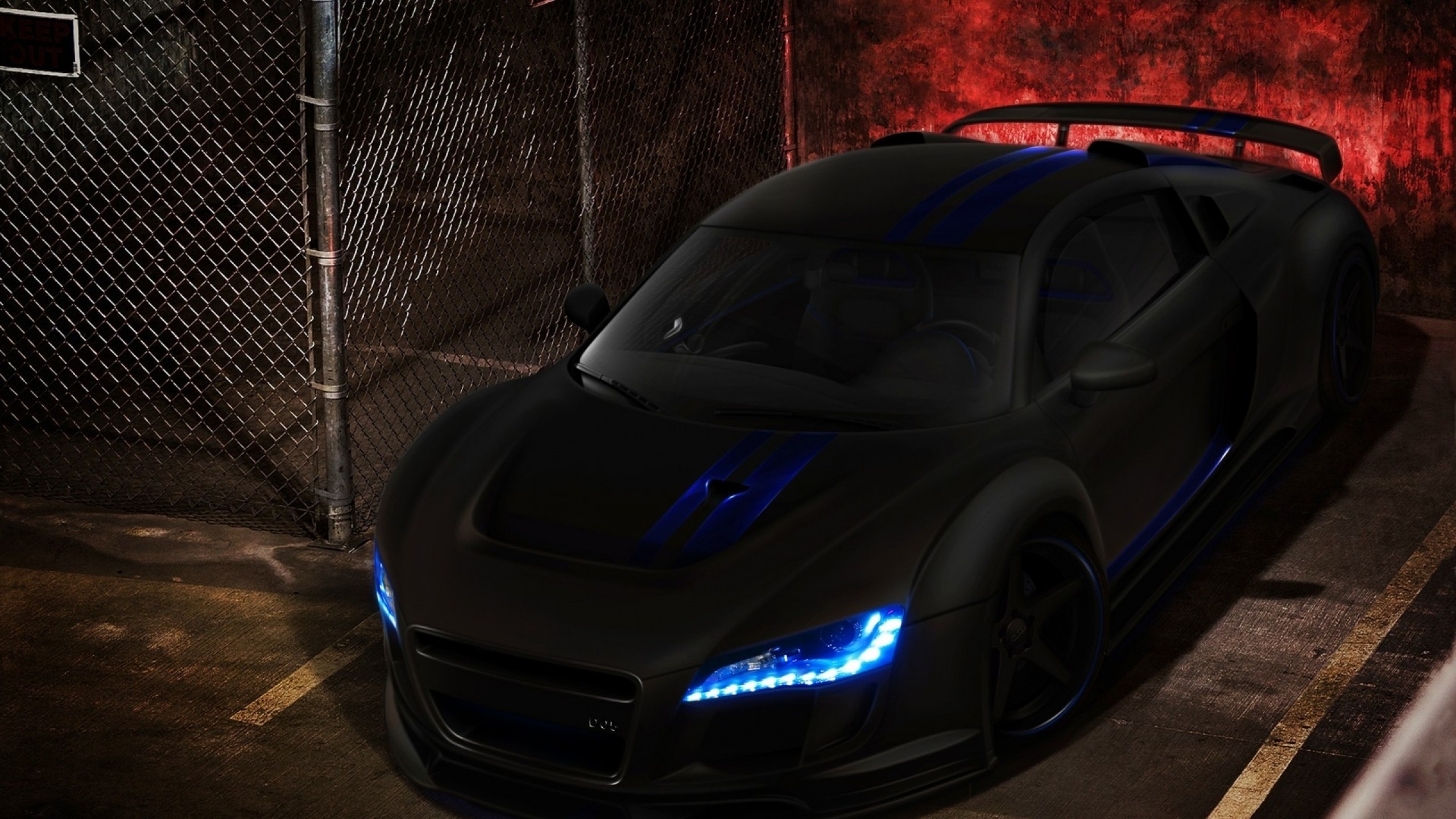 Audi R8 Black Wallpapers