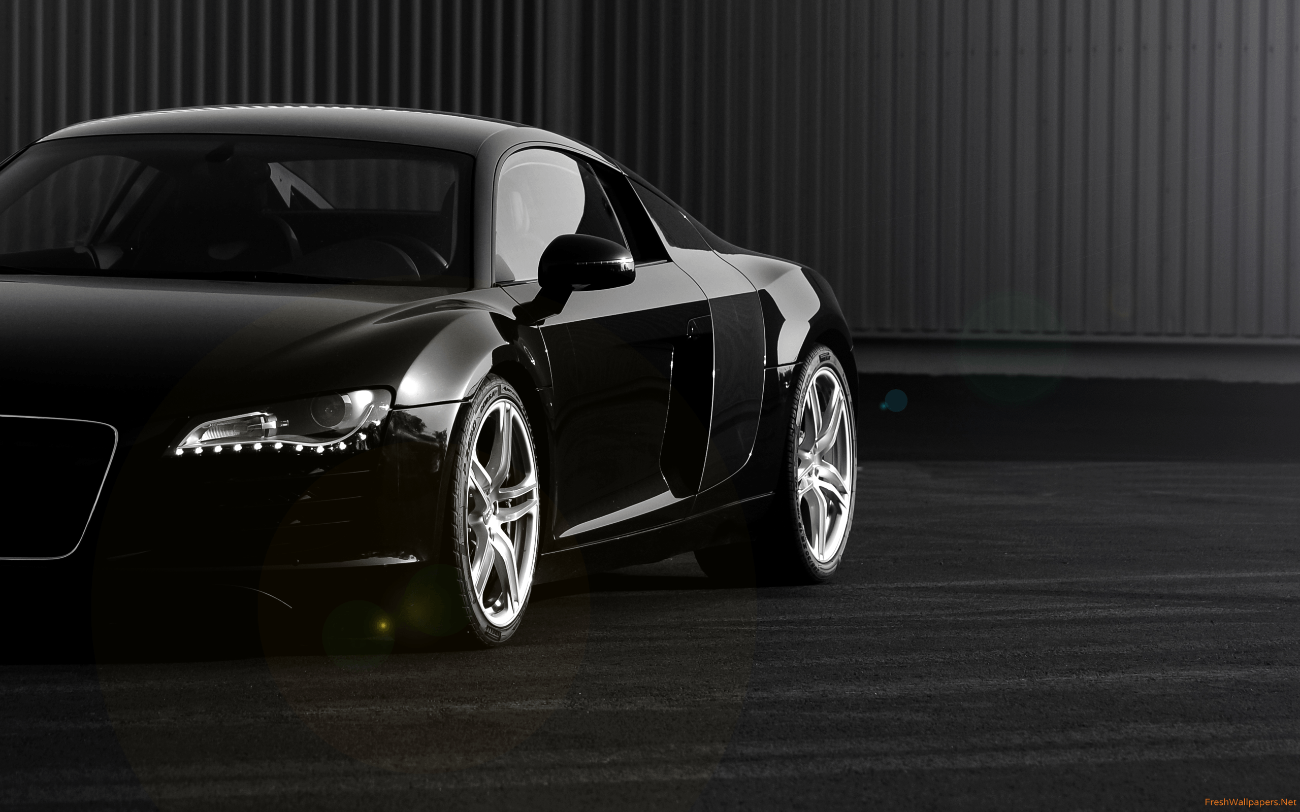 Audi R8 Black Wallpapers